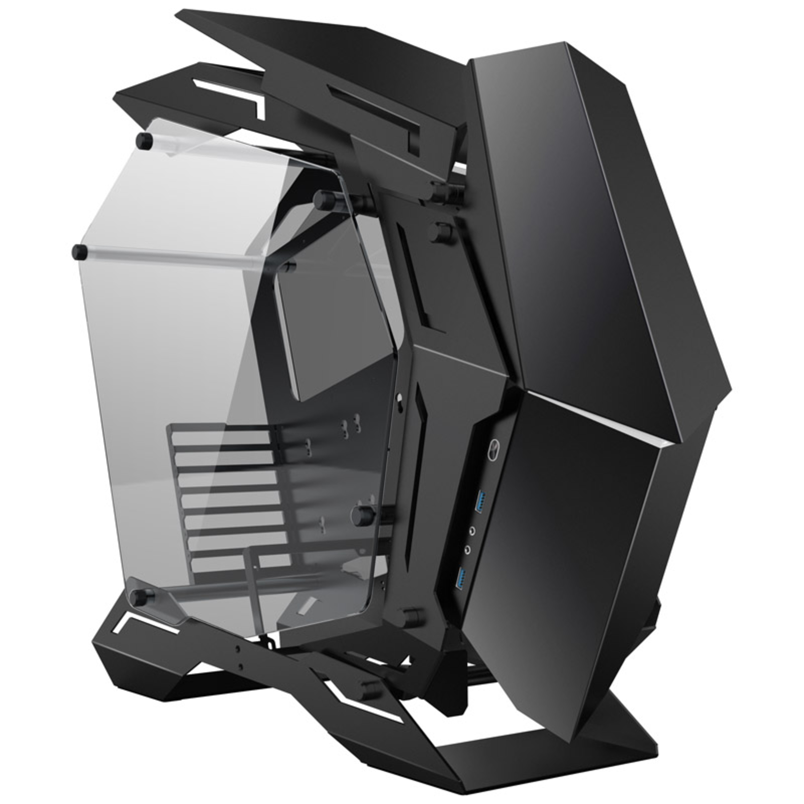 jonsbo MOD3 Big-Tower Showcase Tempered Glass Black