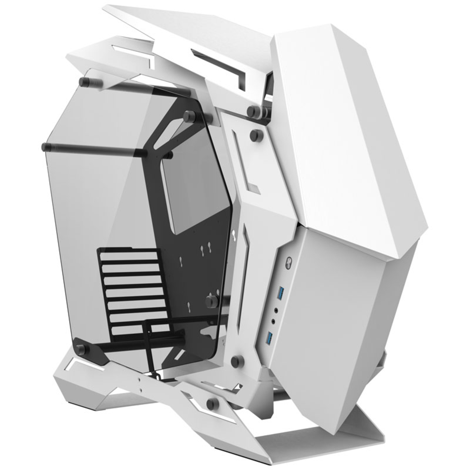 jonsbo MOD3 Big-Tower Showcase Tempered Glass White