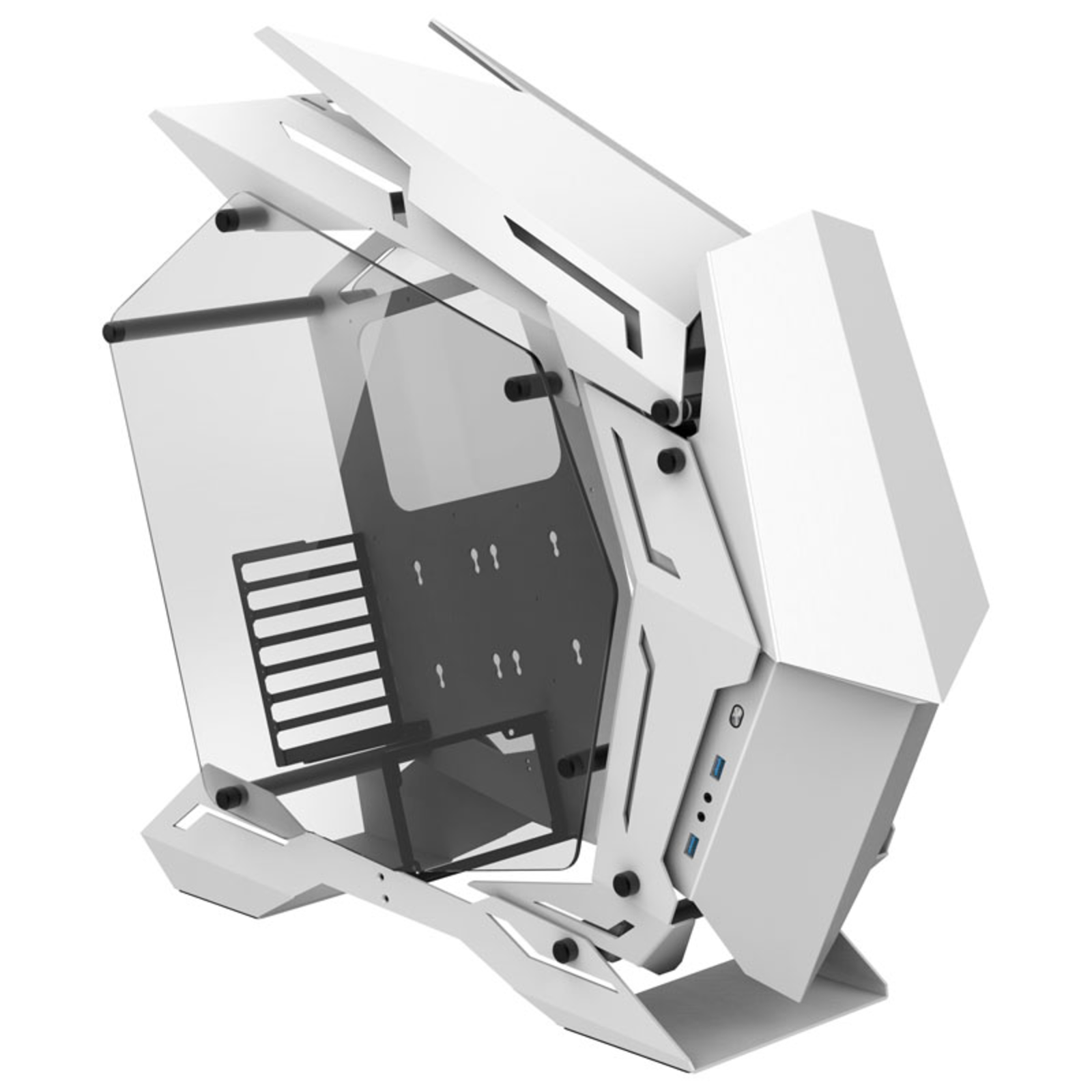 jonsbo MOD3 Big-Tower Showcase Tempered Glass White