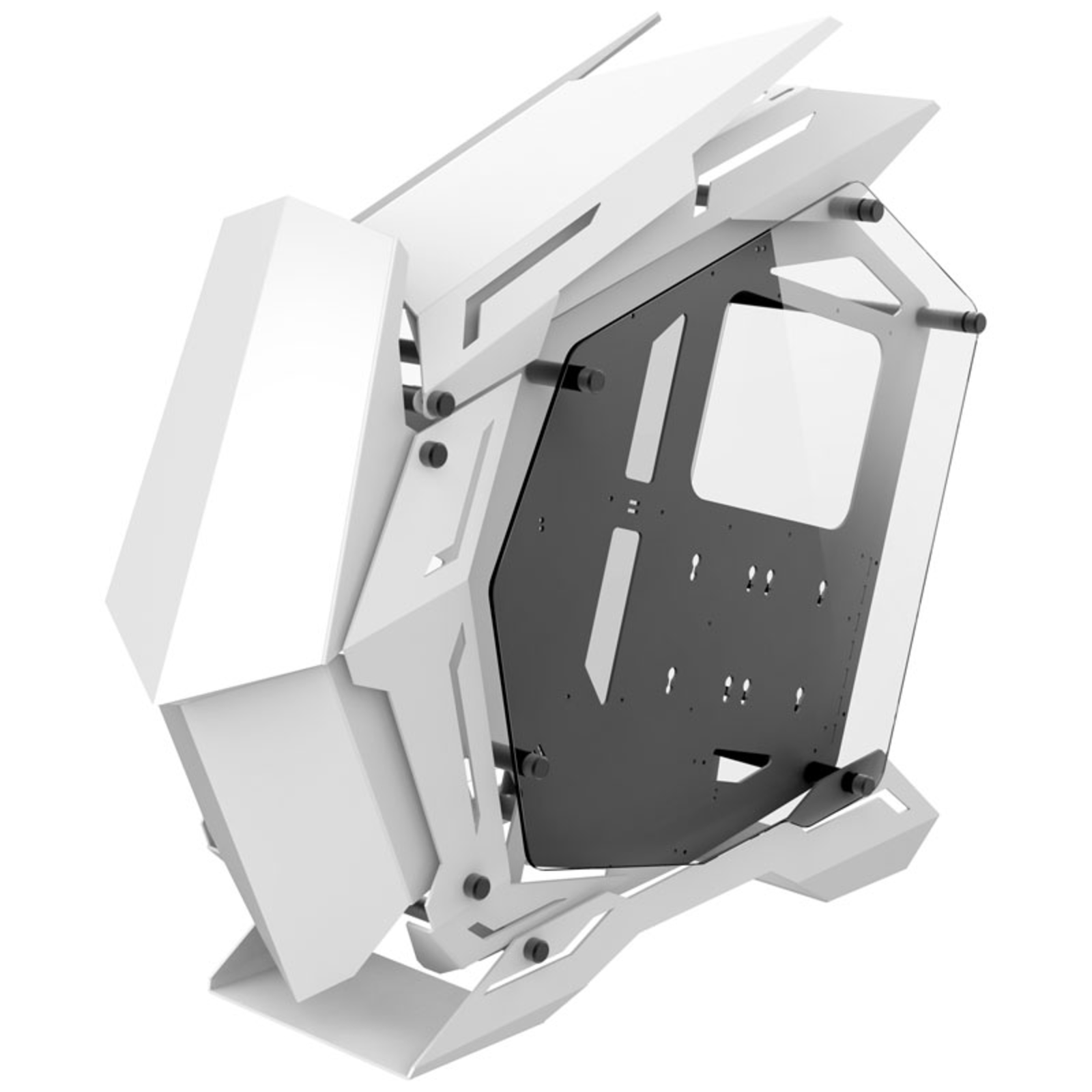 jonsbo MOD3 Big-Tower Showcase Tempered Glass White
