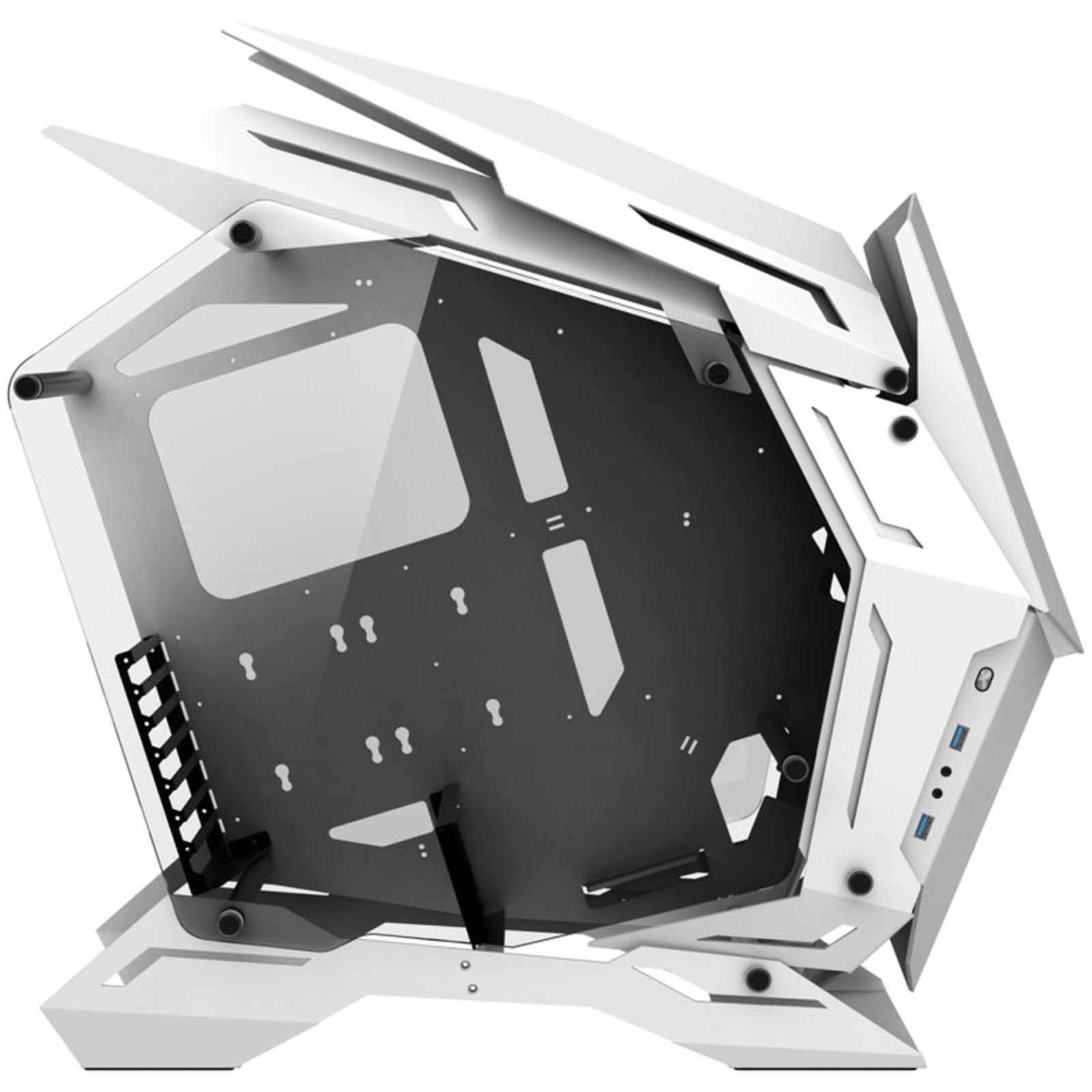 jonsbo MOD3 Big-Tower Showcase Tempered Glass White