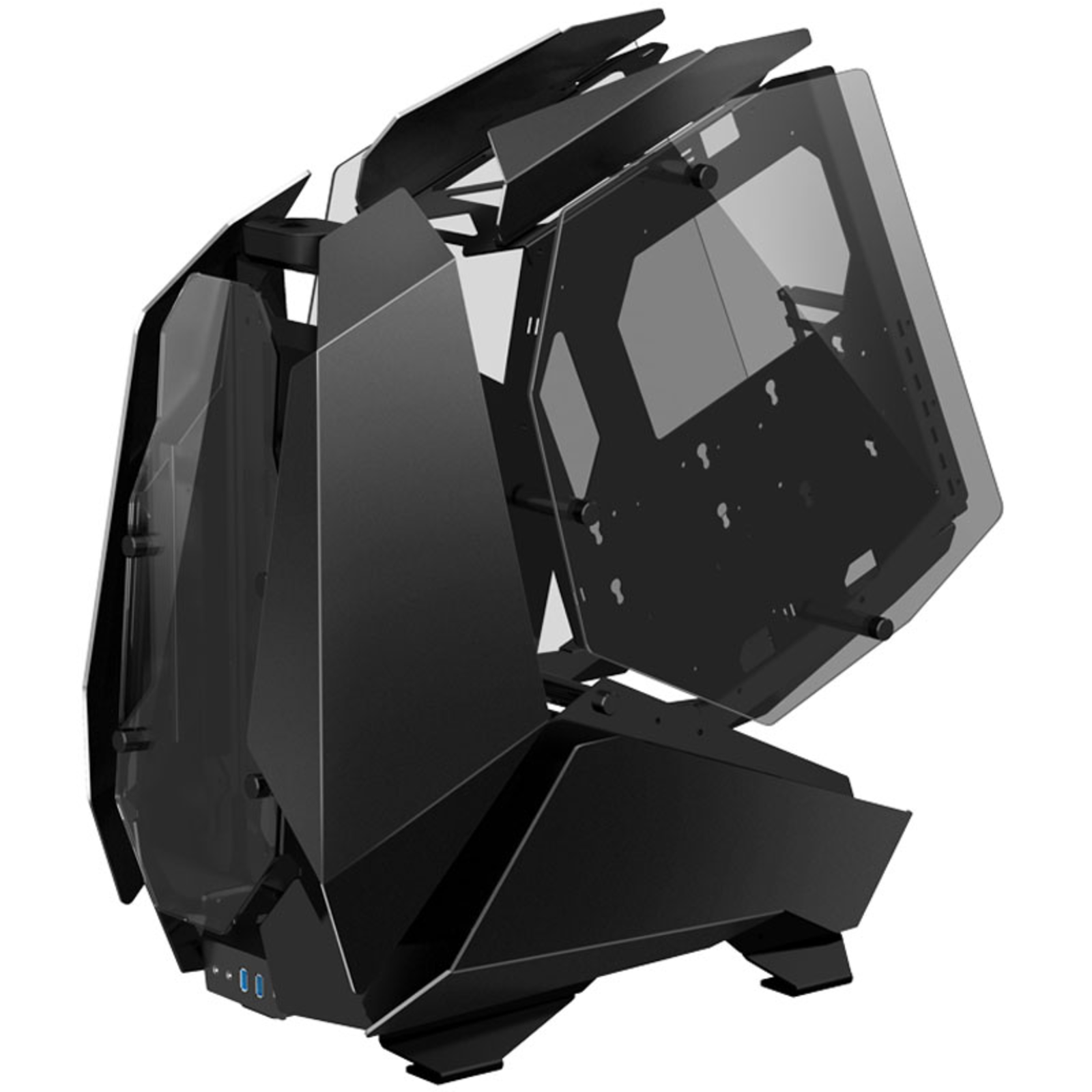 jonsbo MOD5 Big-Tower Showcase Tempered Glass Black
