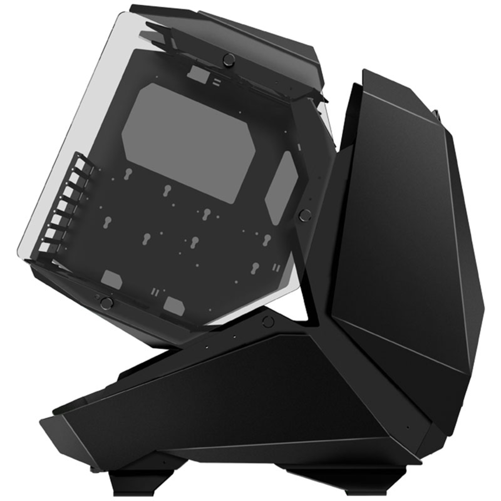 jonsbo MOD5 Big-Tower Showcase Tempered Glass Black