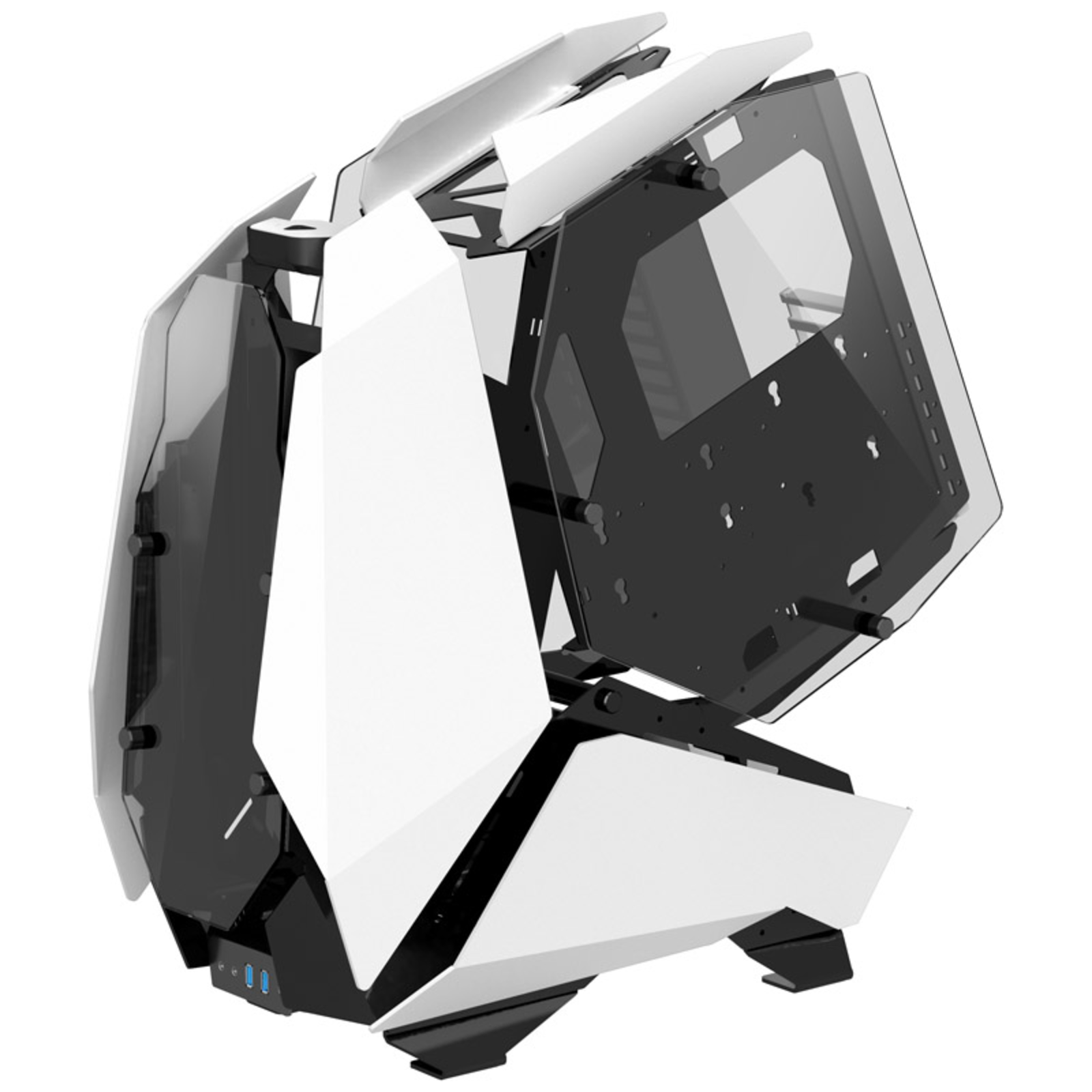 jonsbo MOD5 Big-Tower Showcase Tempered Glass White