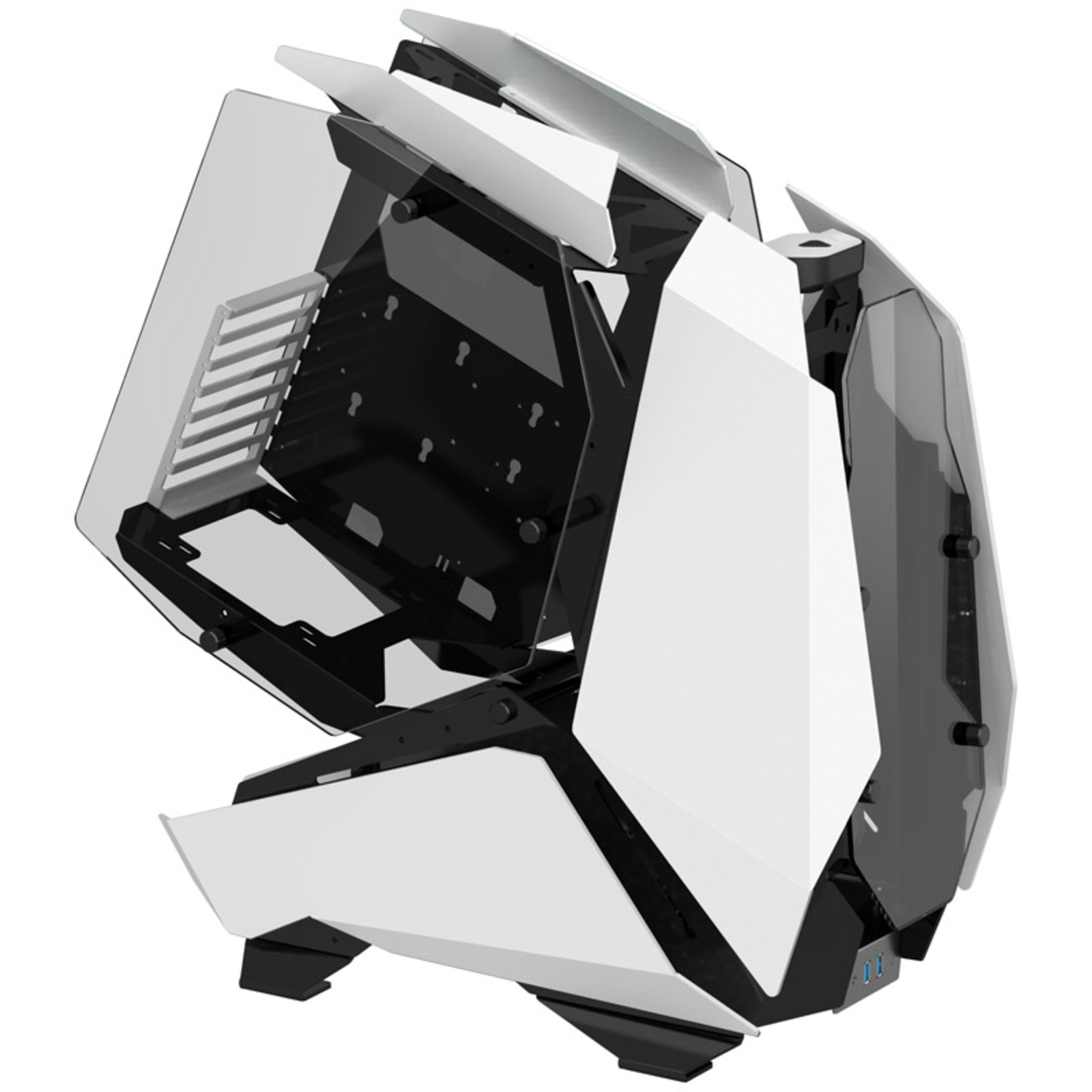 jonsbo MOD5 Big-Tower Showcase Tempered Glass White
