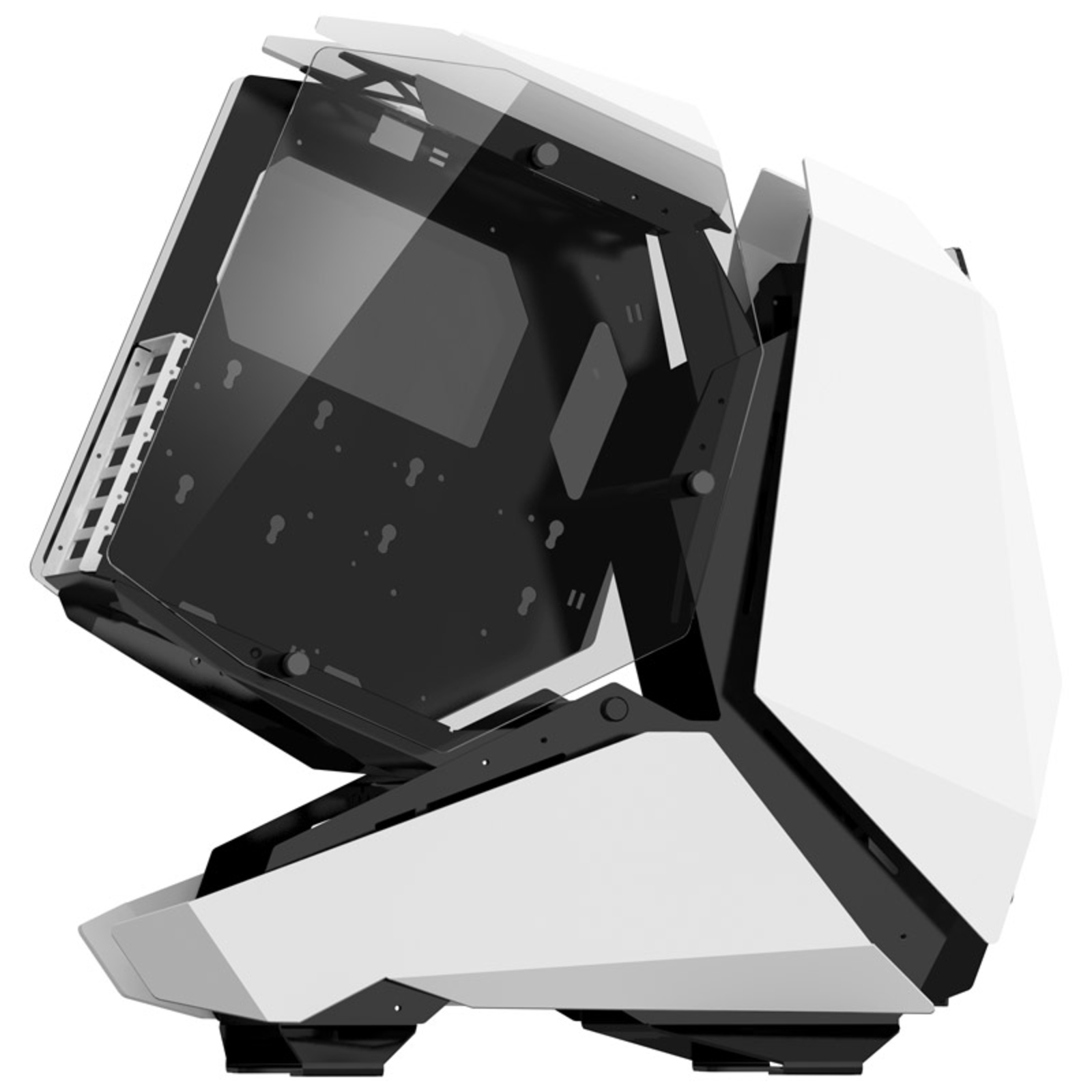 jonsbo MOD5 Big-Tower Showcase Tempered Glass White
