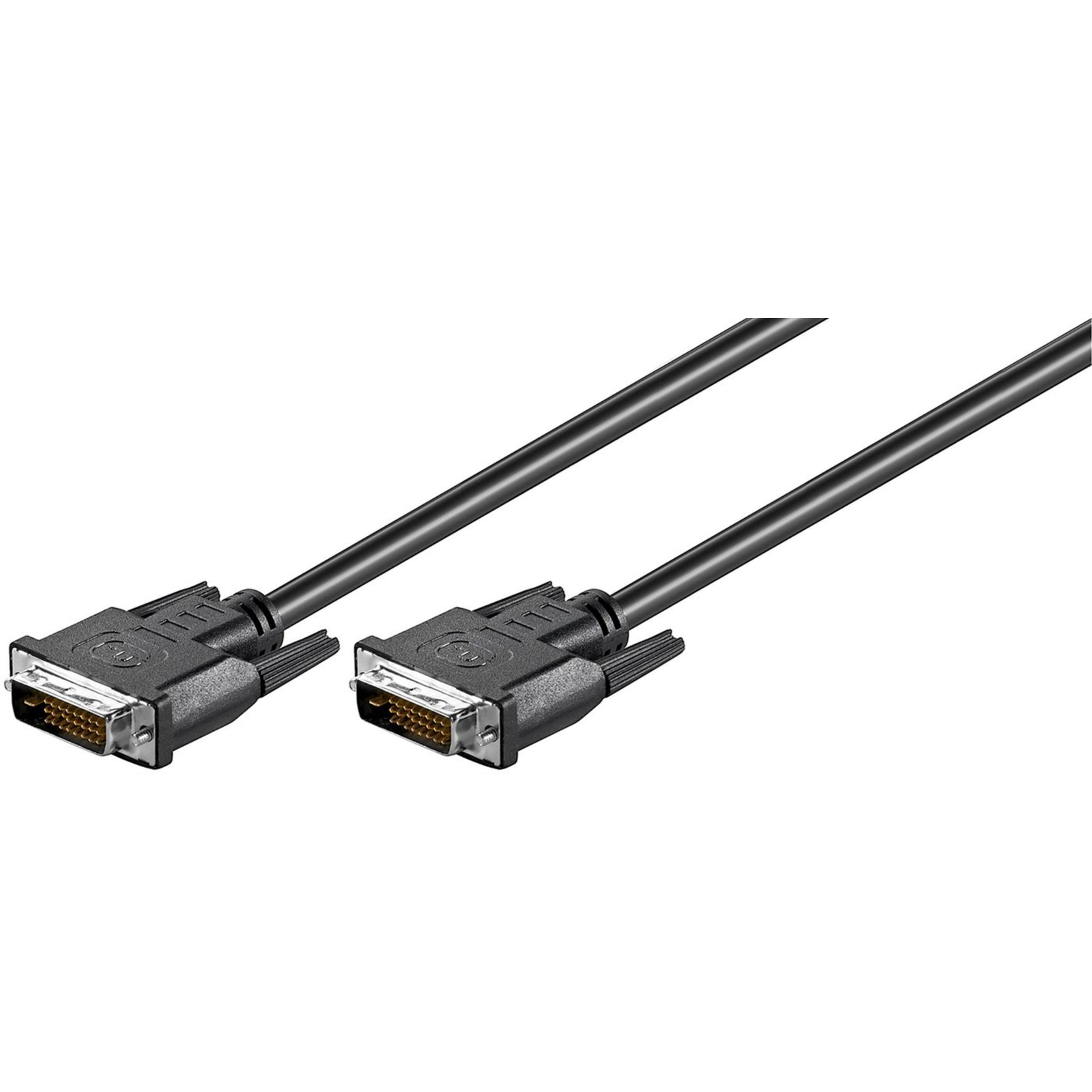 Micro Connect DVI-D 24+1-pin 2m M-M Black Full HD 1080p Dual Link
