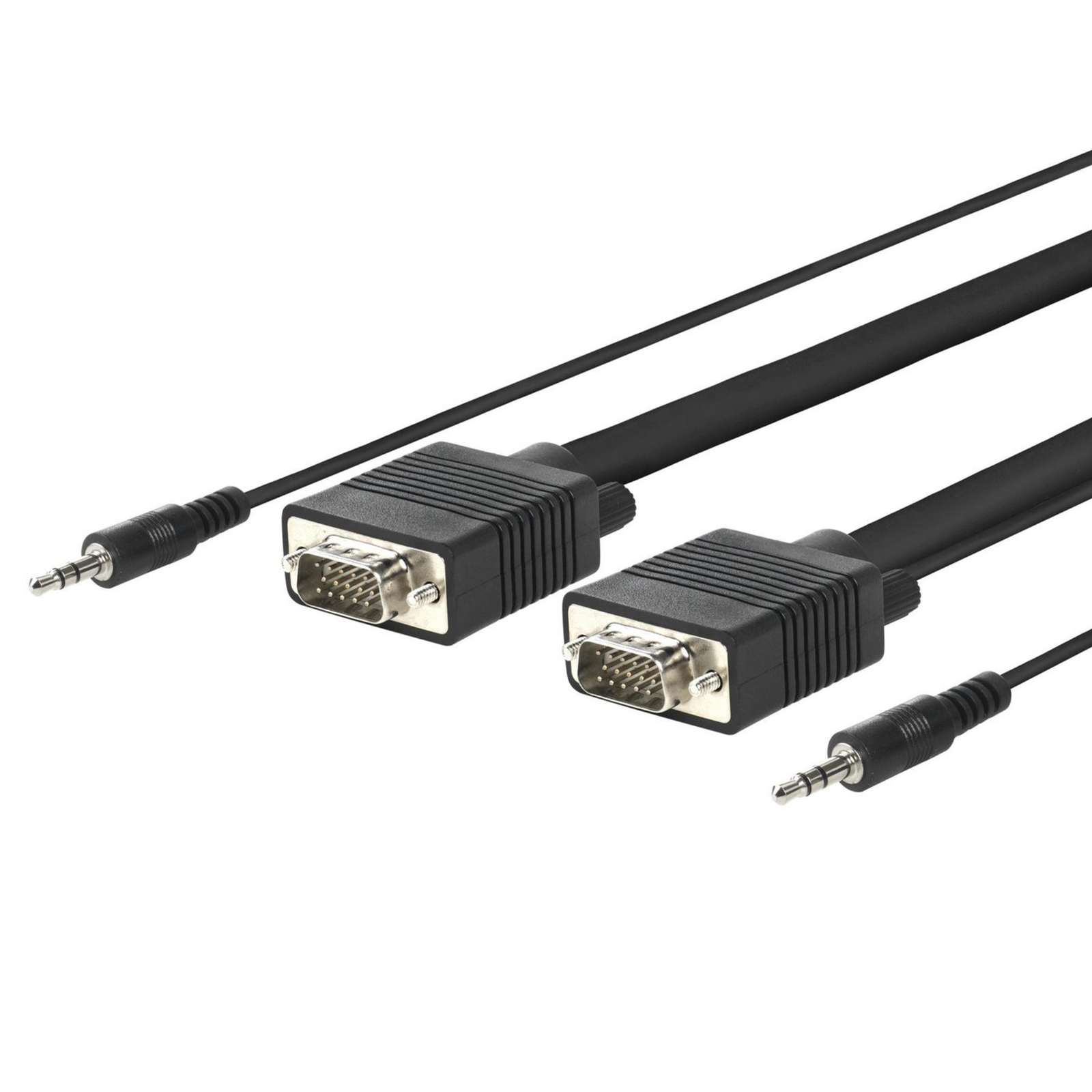 Micro Connect SVGA HD15 3m M-M. 3.5MM 2X 3.5MM 30CM & 62CM M-M