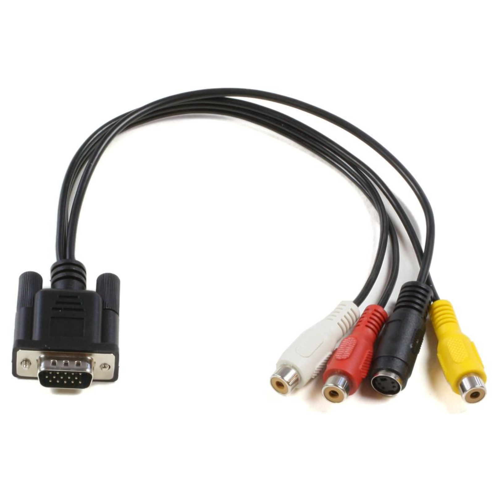 Micro Connect VGA to S-video 3x RCA 0,3m. MONGGSV 0.3 M VGA (D-Sub)