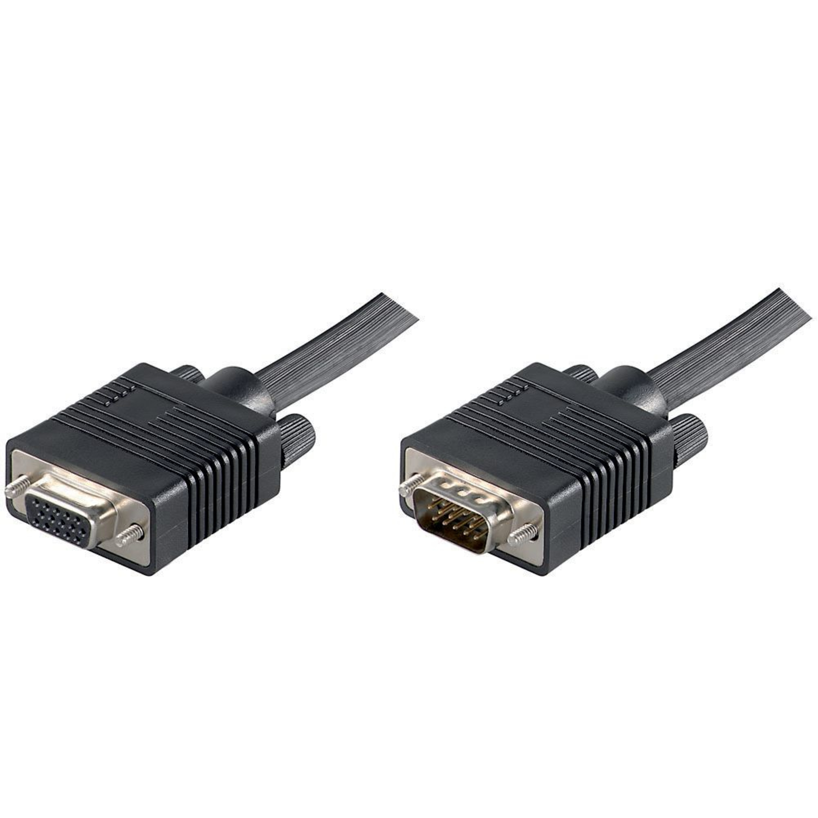 Micro Connect FullHD SVGA HD15 Extension 10m Extension Cable Black