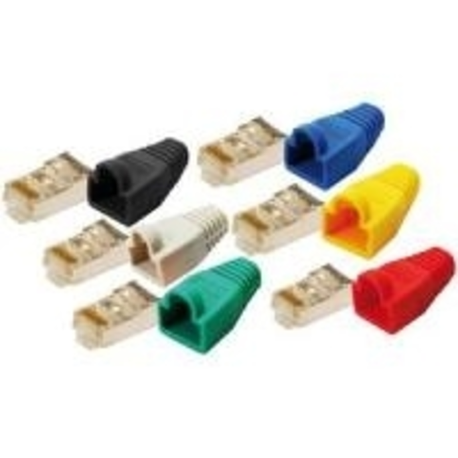 LogiLink Network Connector RJ-45 (M) Shielded CAT 5e Shielded Blue (pack