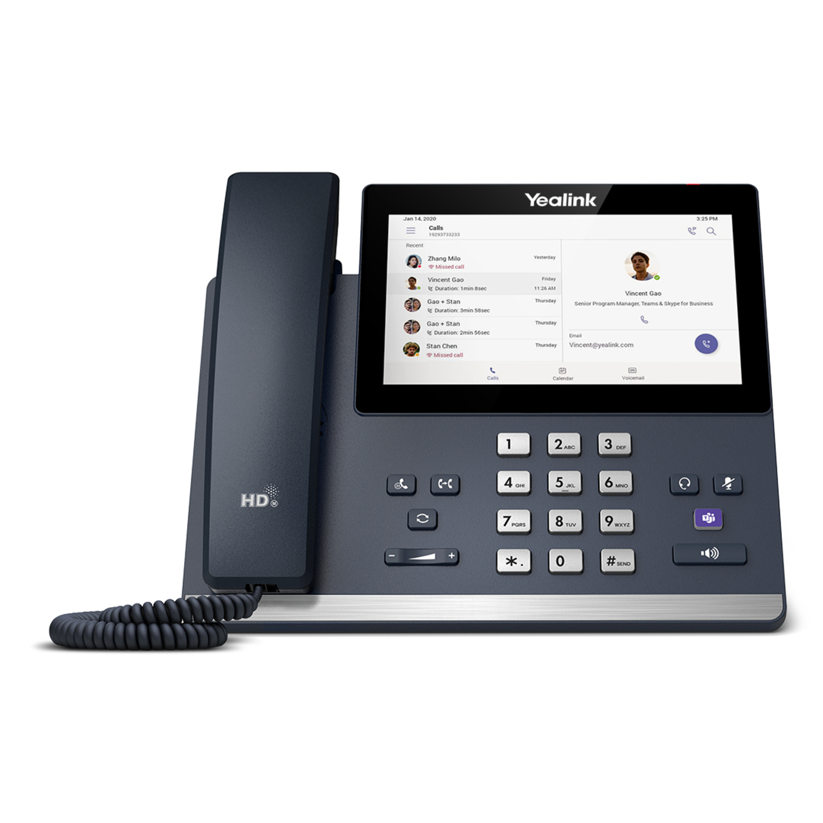 Yealink MP56 E2 VoIP Telephone with Bluetooth Interface with Caller ID