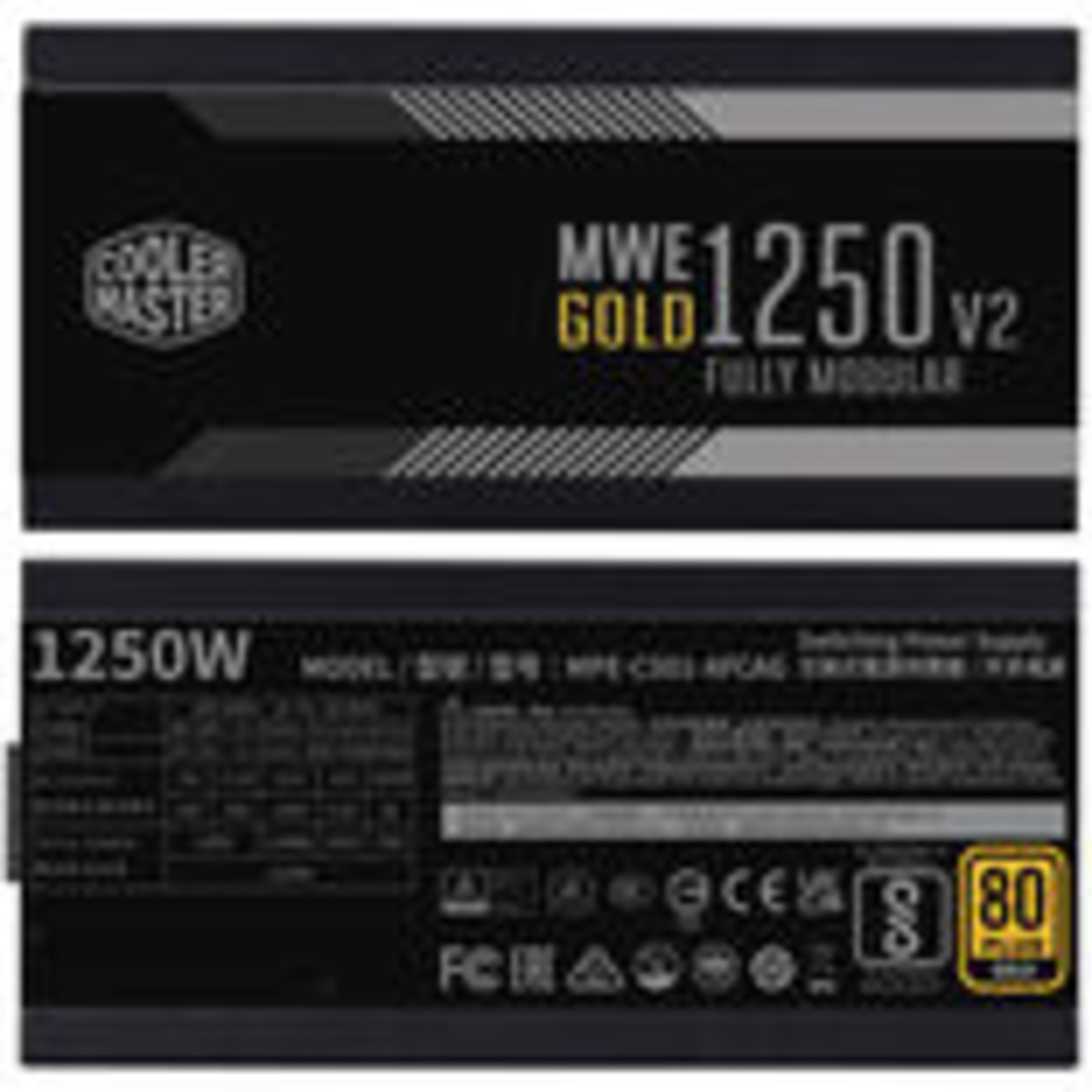 Cooler Master Power Supply MWE gold V2 ATX 3.1 PC/server Power Supply ATX
