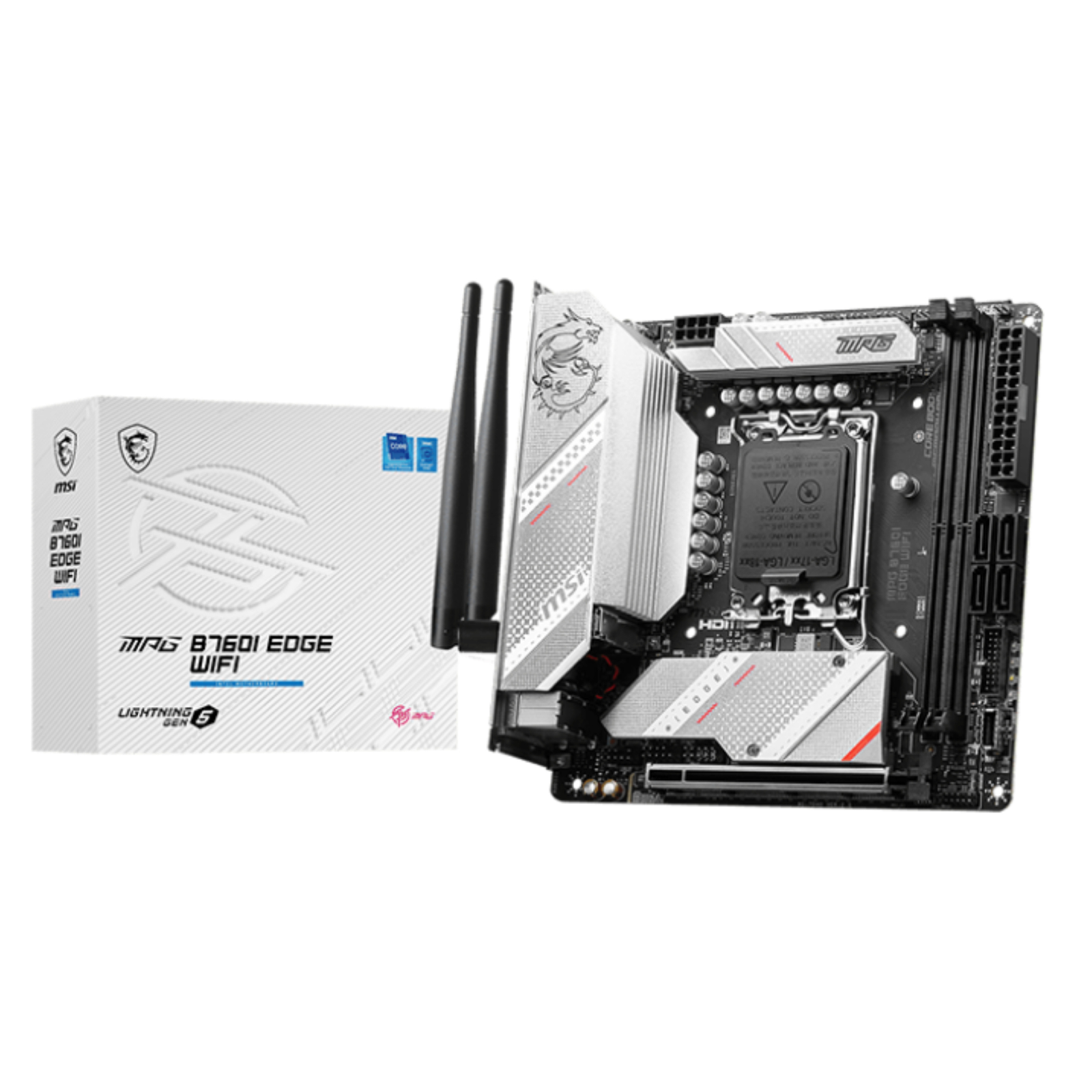 MSI Motherboard MPG B760I EDGE WIFI LGA 1700 1xDP 1xHDMI