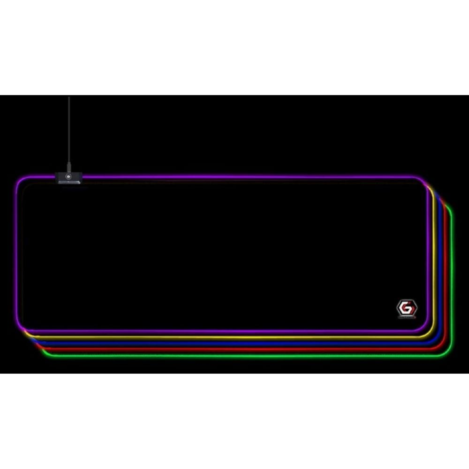 GEMBIRD GAMING MOUSE BASE with LED LIGHT EFFECT BLACK SIZE L