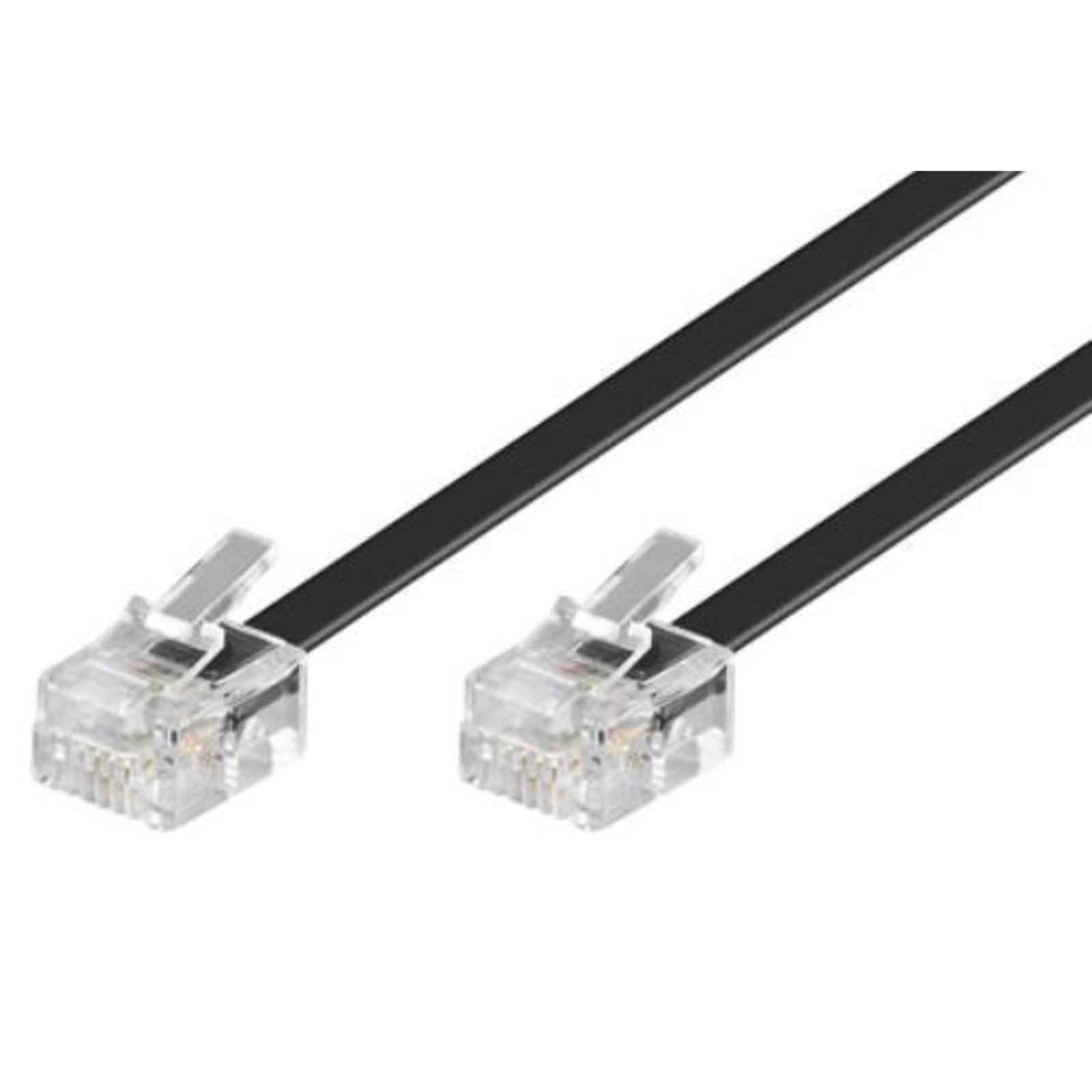 Microconnect MPK186 telephone cable 6 m Black