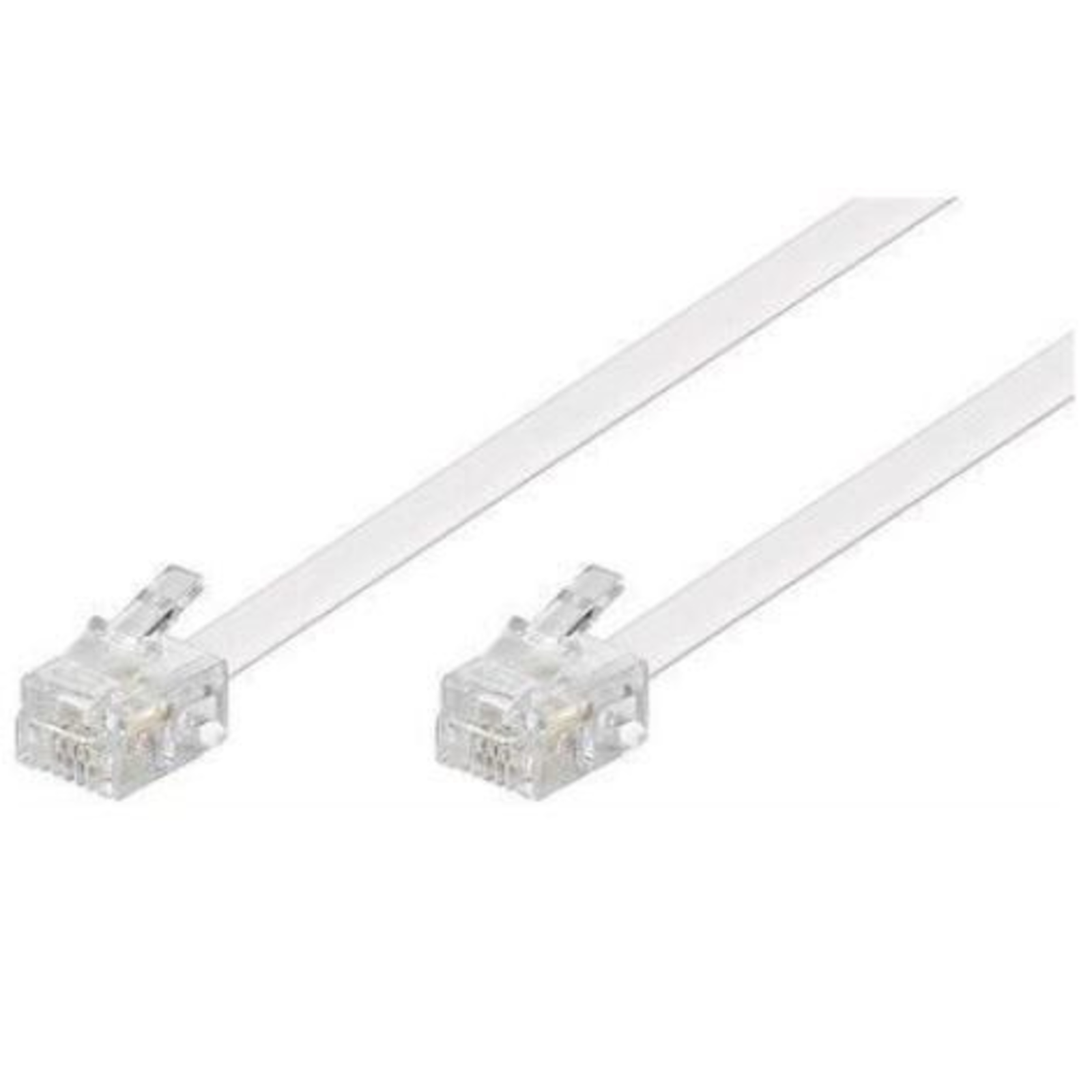 Micro Connect ModularCable RJ11 6P/4C 15m White