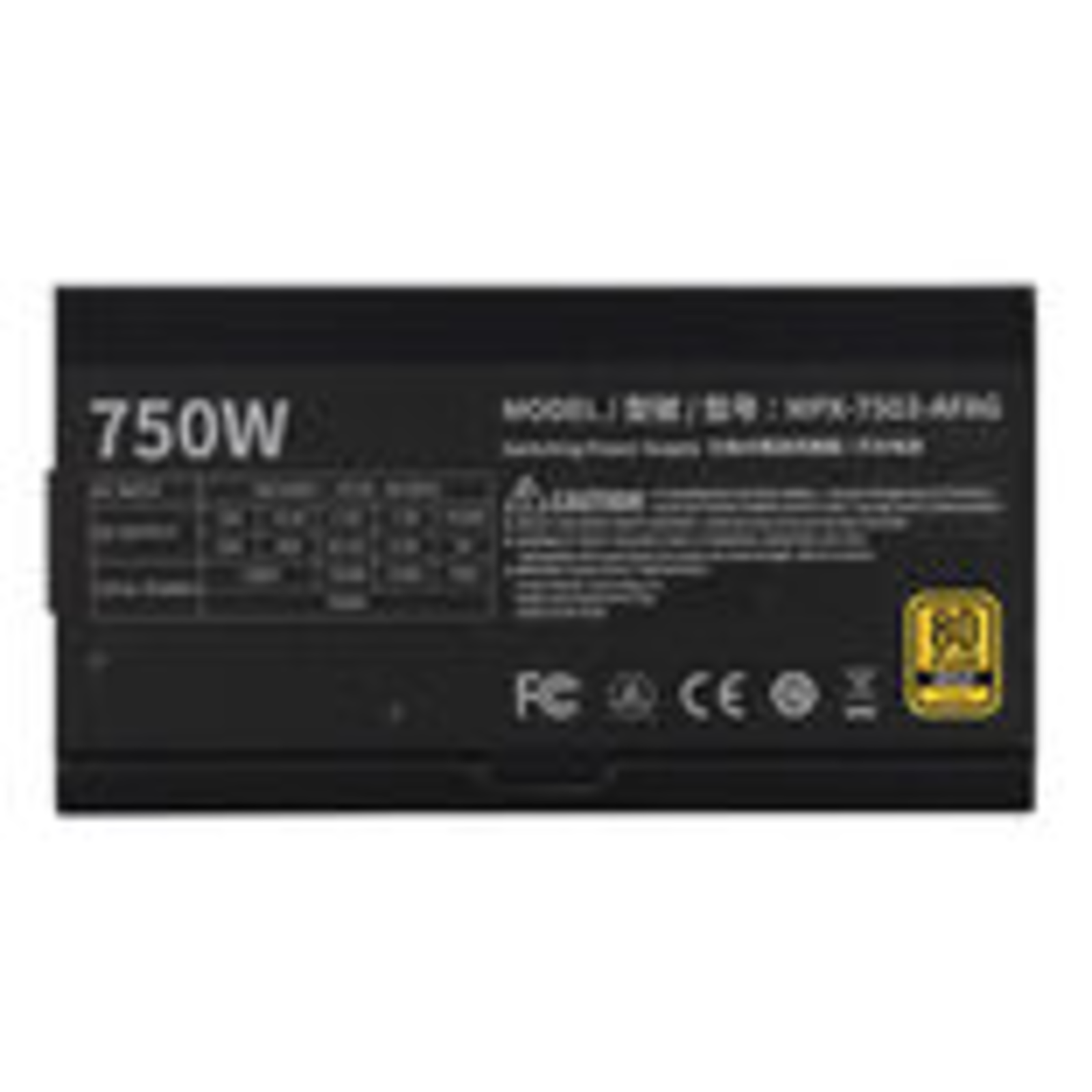 Cooler Master MWE gold 750 V3 ATX 3.1 Power Supply 80+ gold Fully Modular