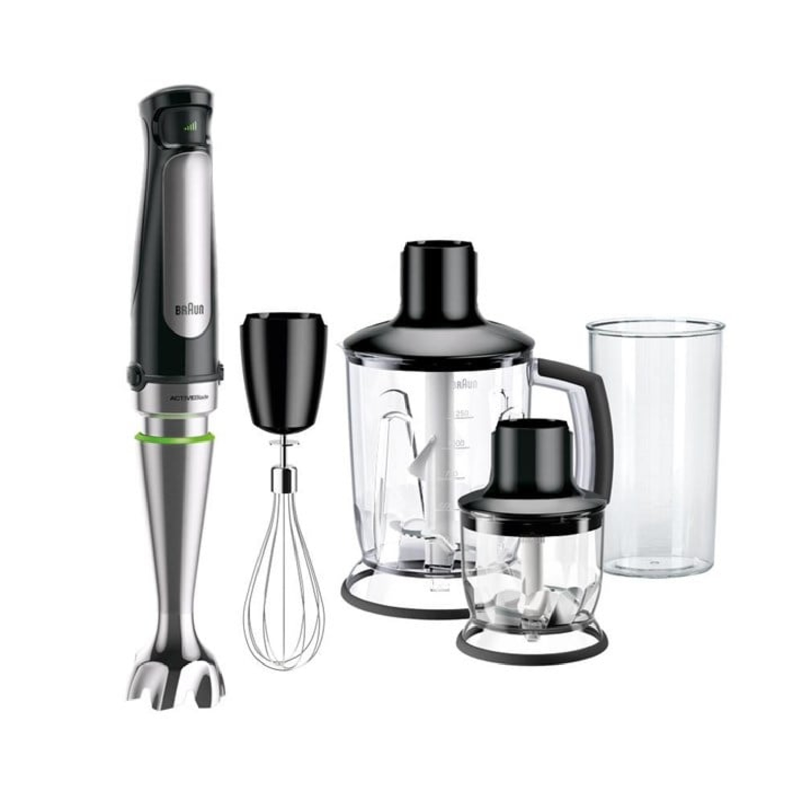 brown MultiQuick MQ 7045X Black Stainless Steel Hand Blender