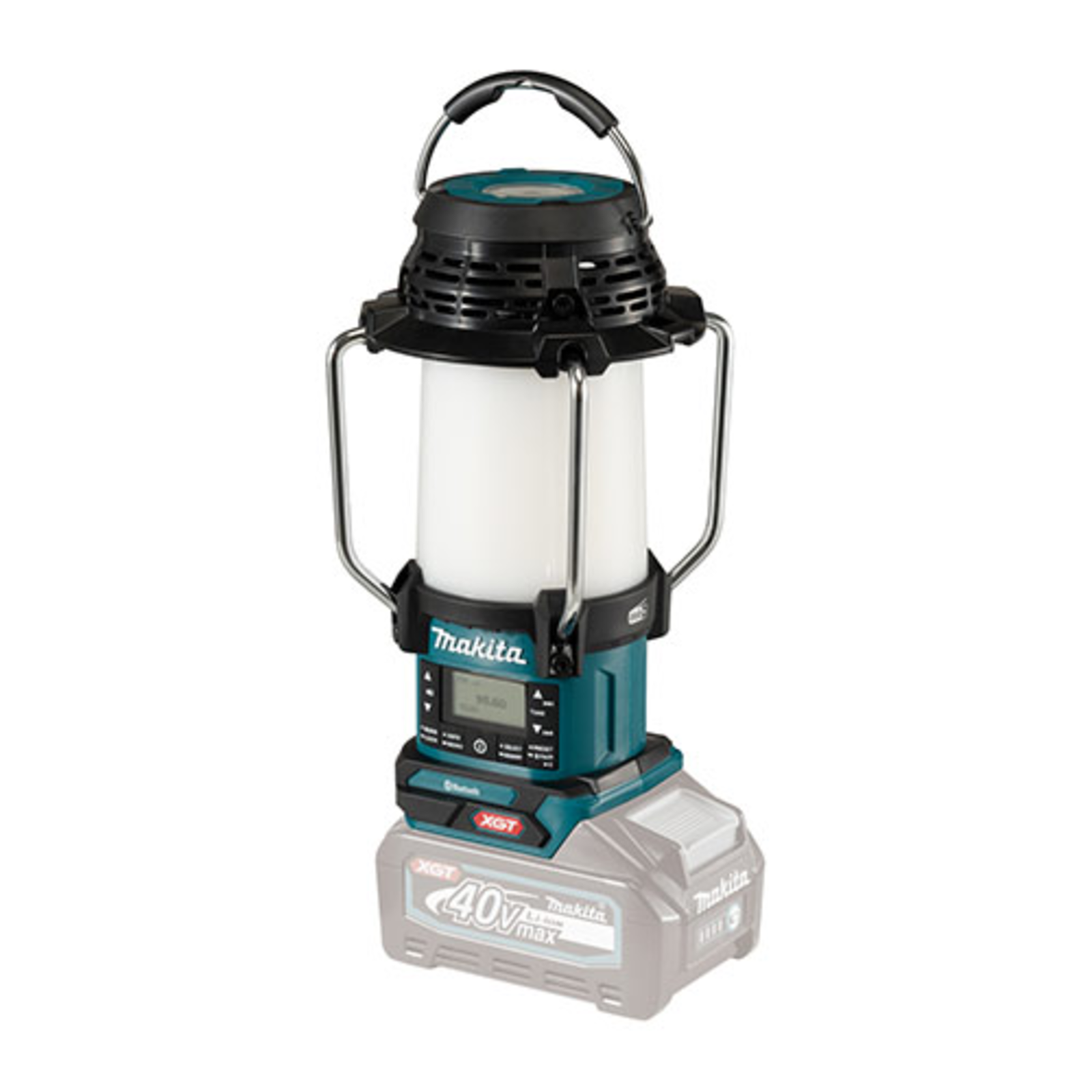 MAKITA Cordless Radiolantern 40V XGT Bluetooth Incl. Mains Adapter without Battery Charger