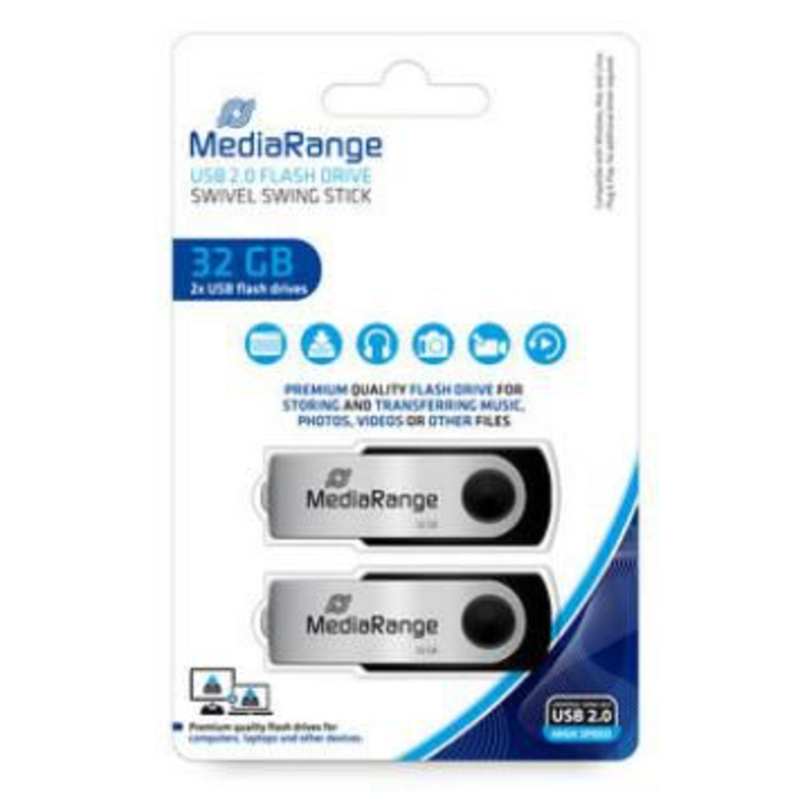 MEDIARANGE MR911-2 USB Flash Drive 32 GB