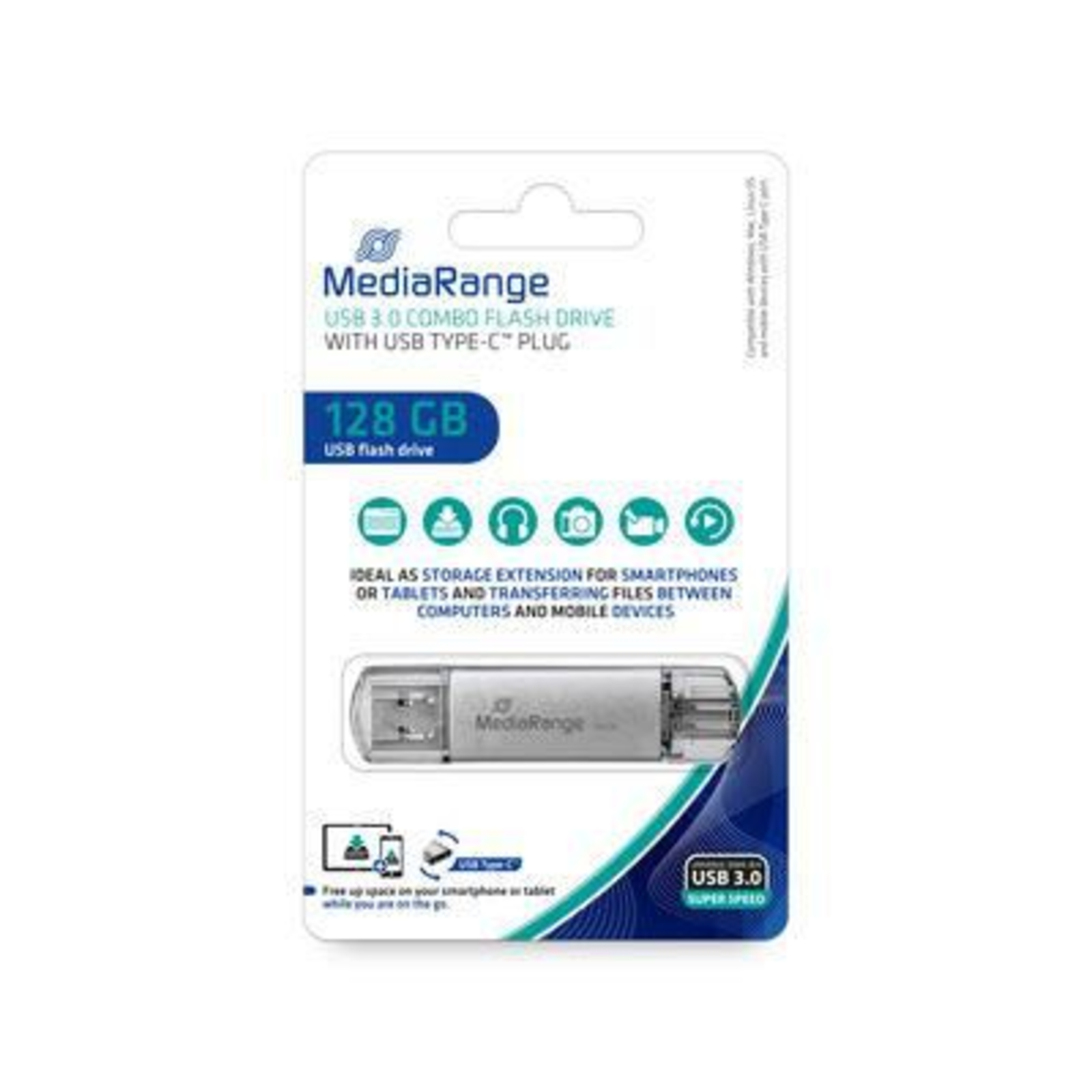 MEDIARANGE MR938 USB Flash Drive 128 GB