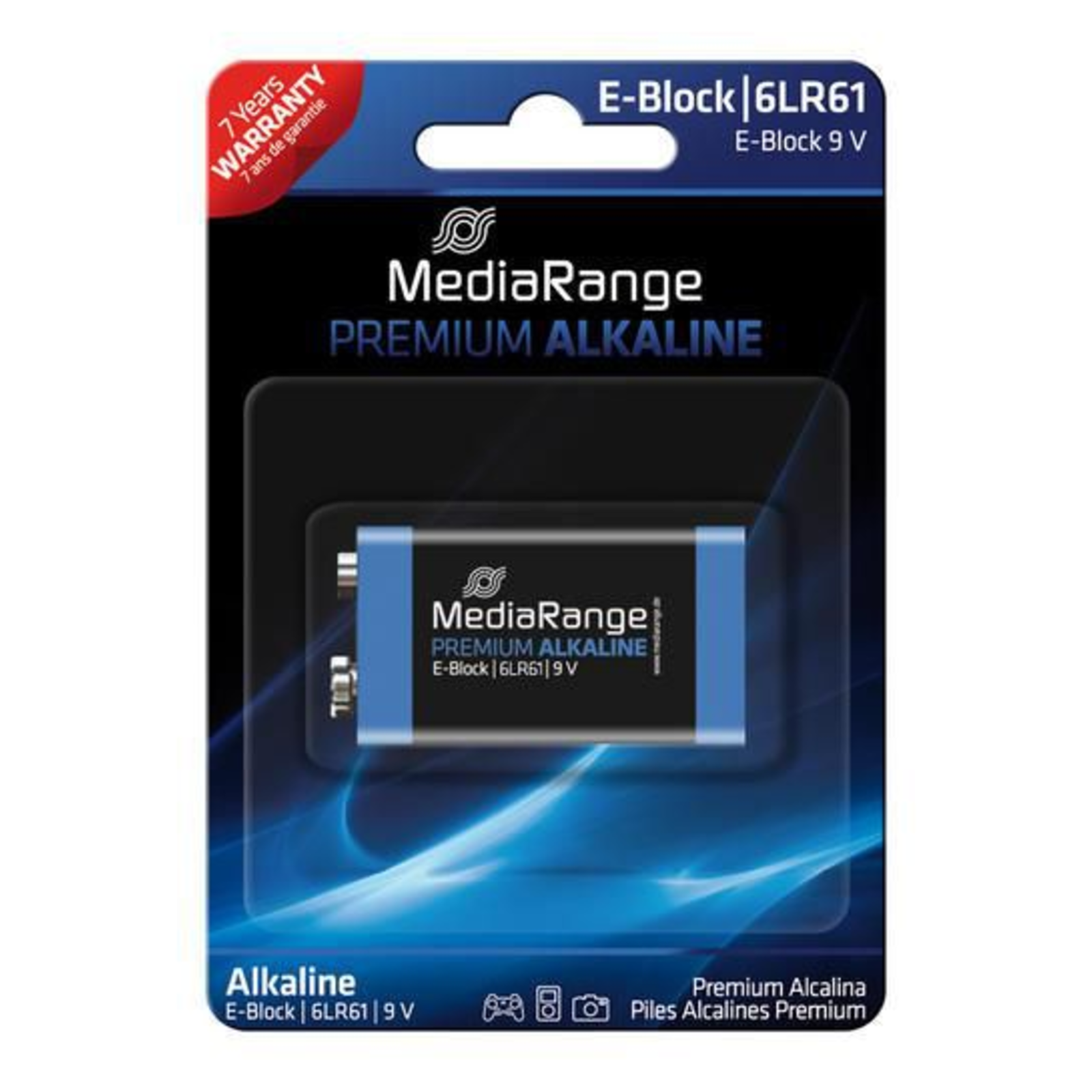 MEDIARANGE Premium E-Block Battery 6LR61