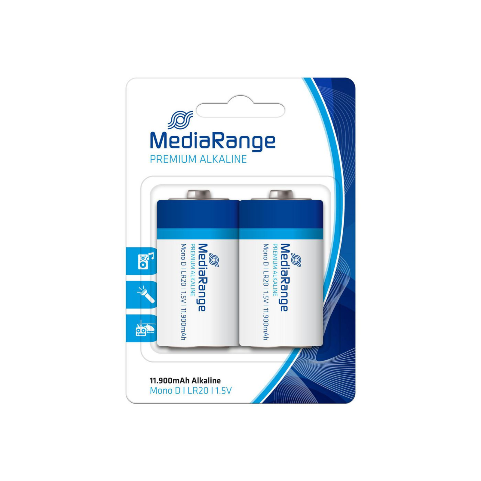 MEDIARANGE Premium MRBAT109 Battery 2 X D