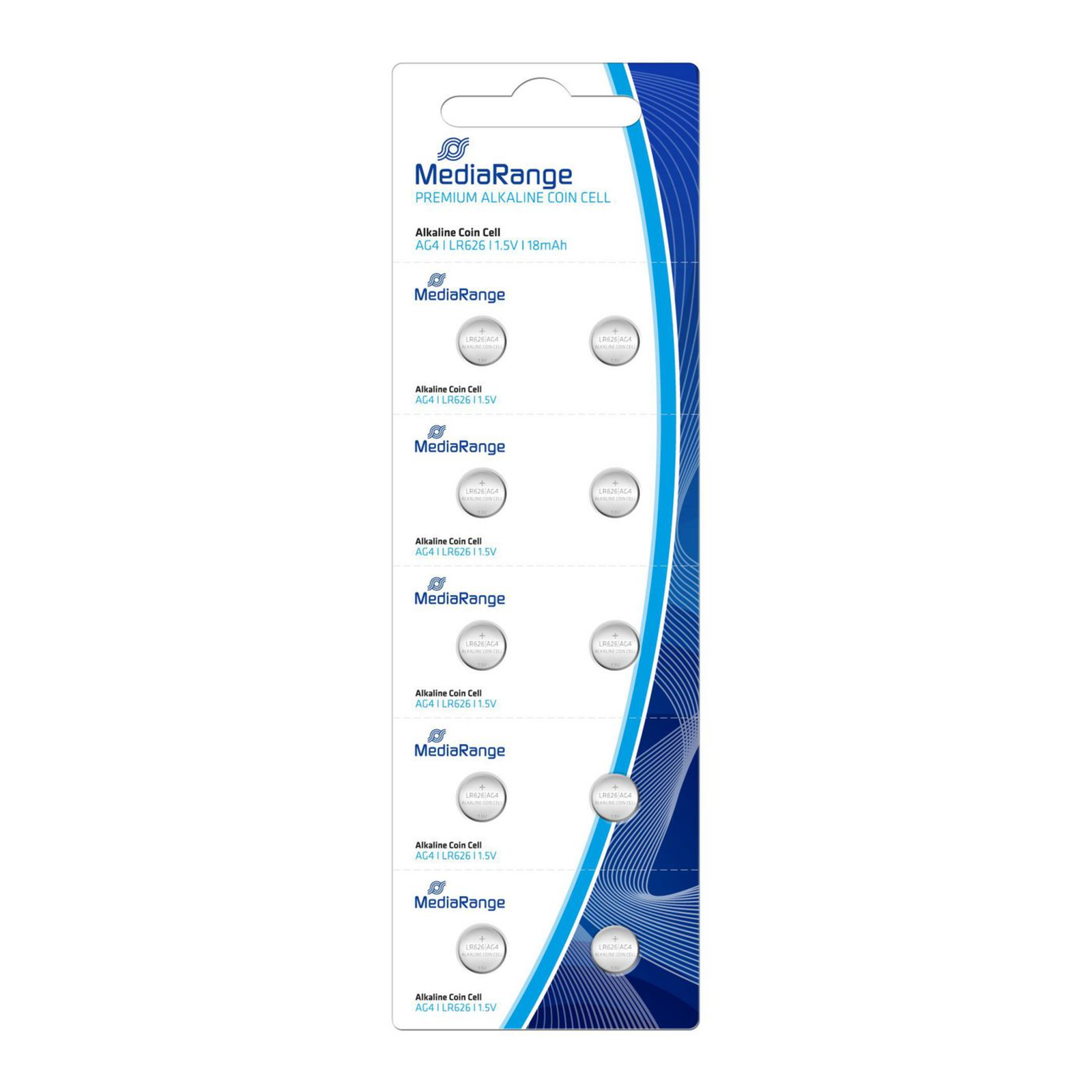 MEDIARANGE Premium Battery 10 X LR626 Alkaline