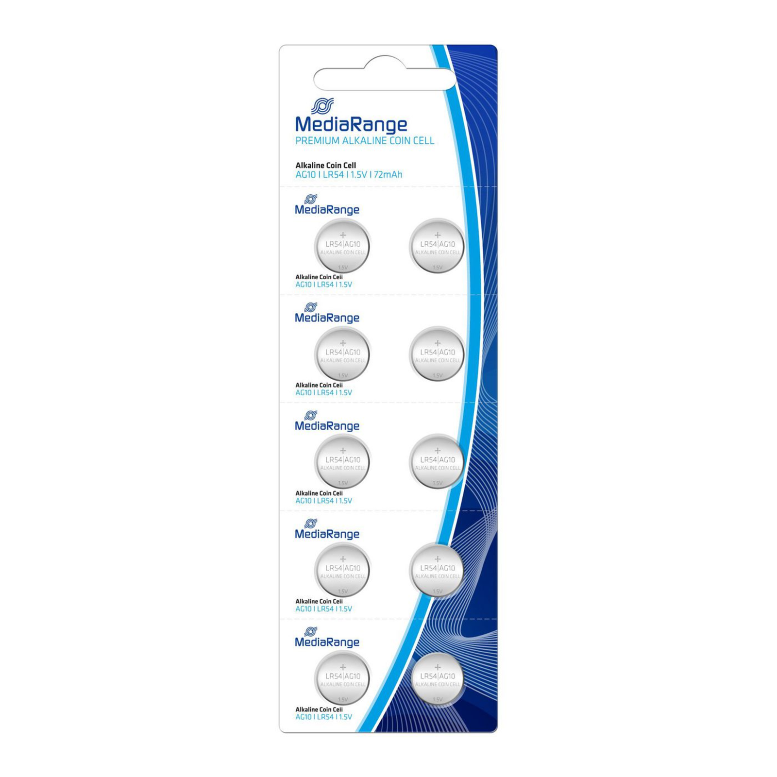 MEDIARANGE Premium Battery 10 X LR54 Alkaline