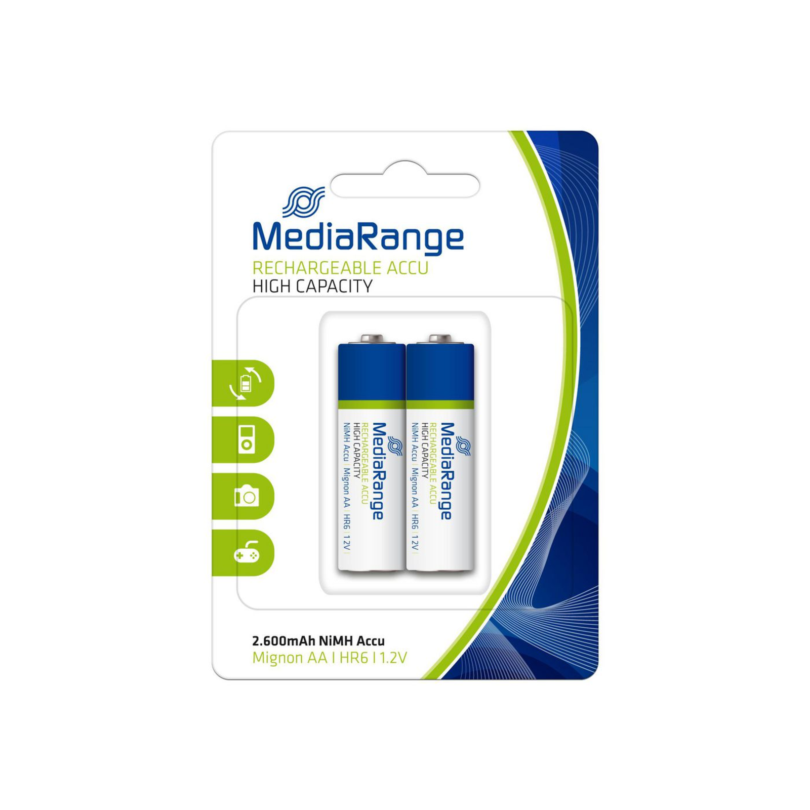 MEDIARANGE MRBAT123 AA Type Battery NiMH (rechargeable)