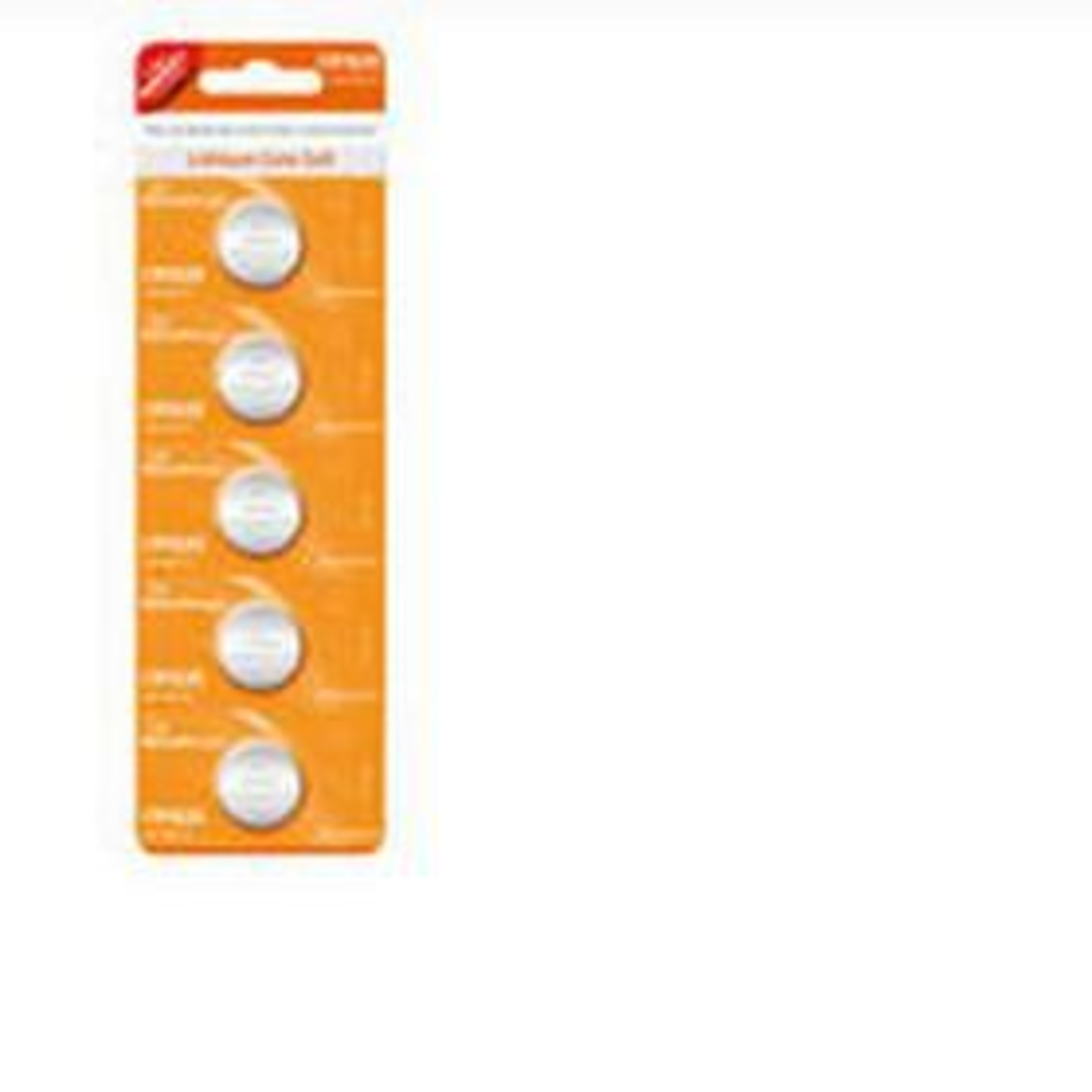 MEDIARANGE Battery 5 X CR1620 Li 65 MAh