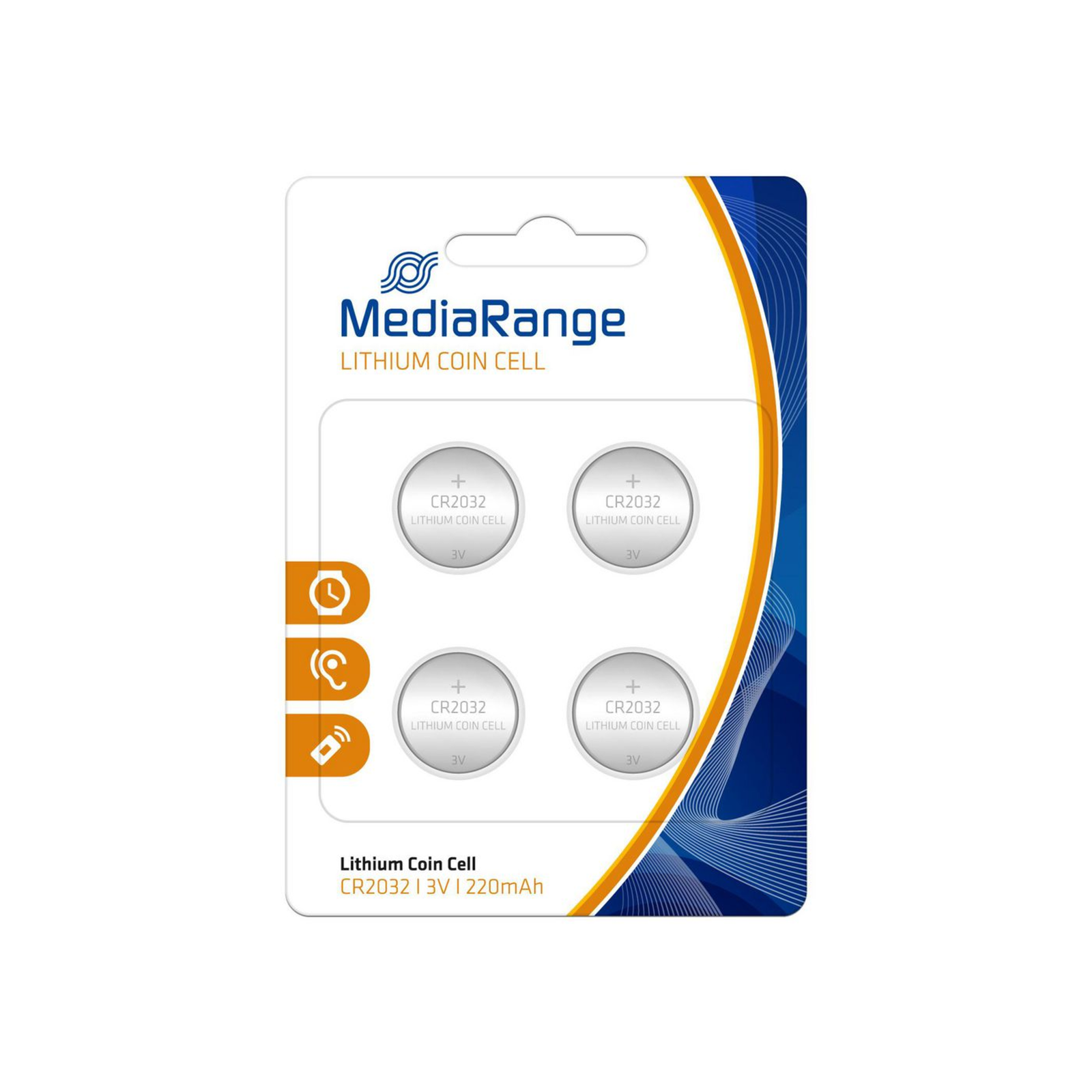MEDIARANGE Premium Battery 4 X CR2032 Li