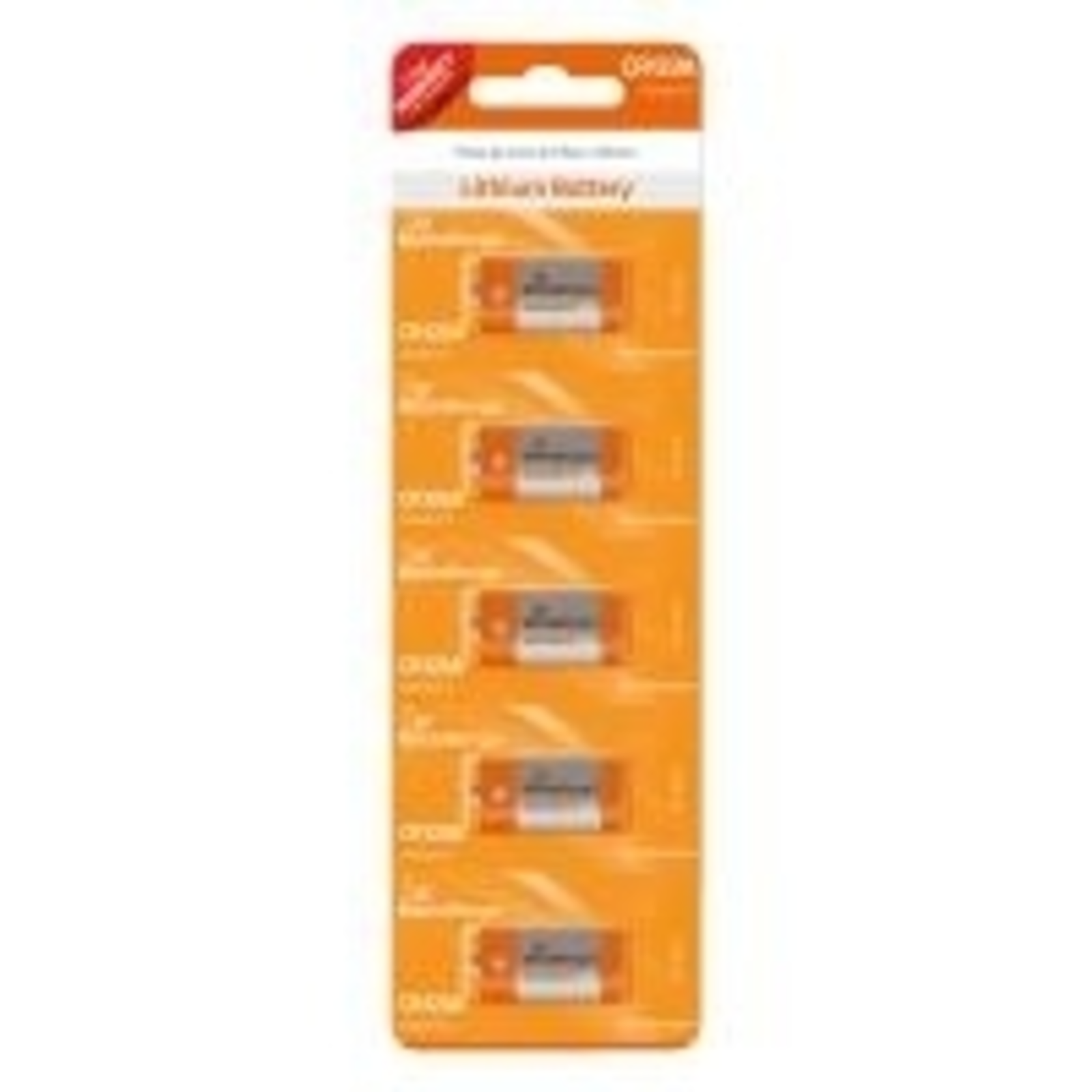 MEDIARANGE Battery 5 X CR123A Li 1300