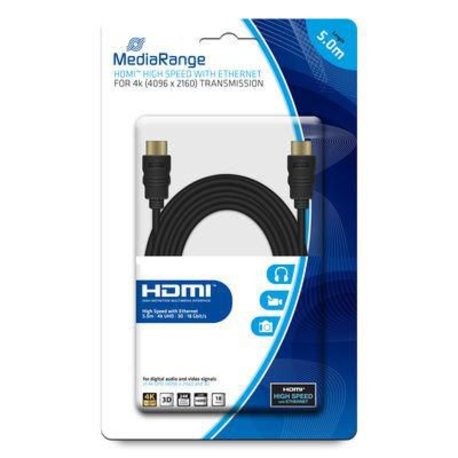 MEDIARANGE HDMI with Ethernet Cable HDMI (S)