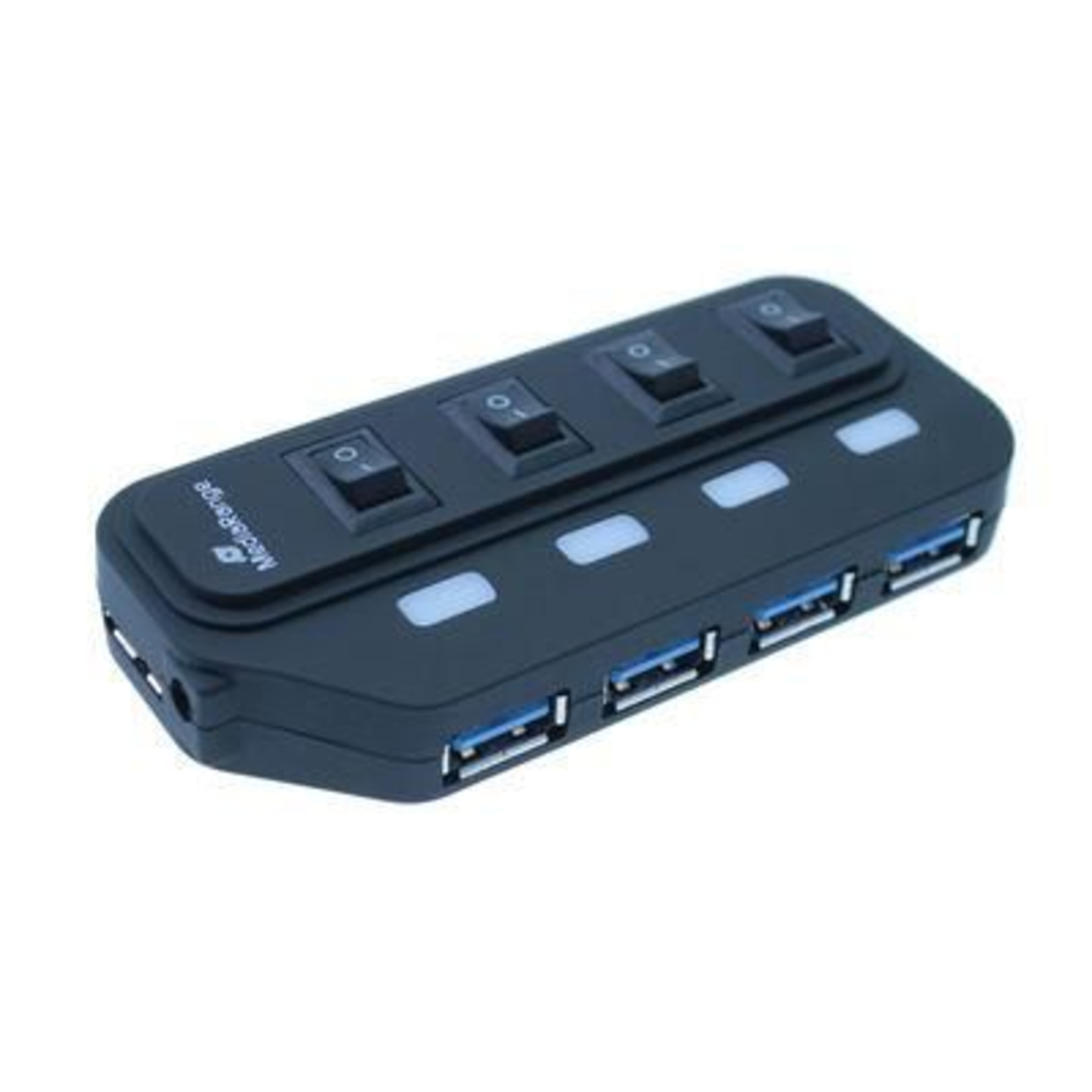 MediaRange USB-HUB 4-USB 3.0 External Black