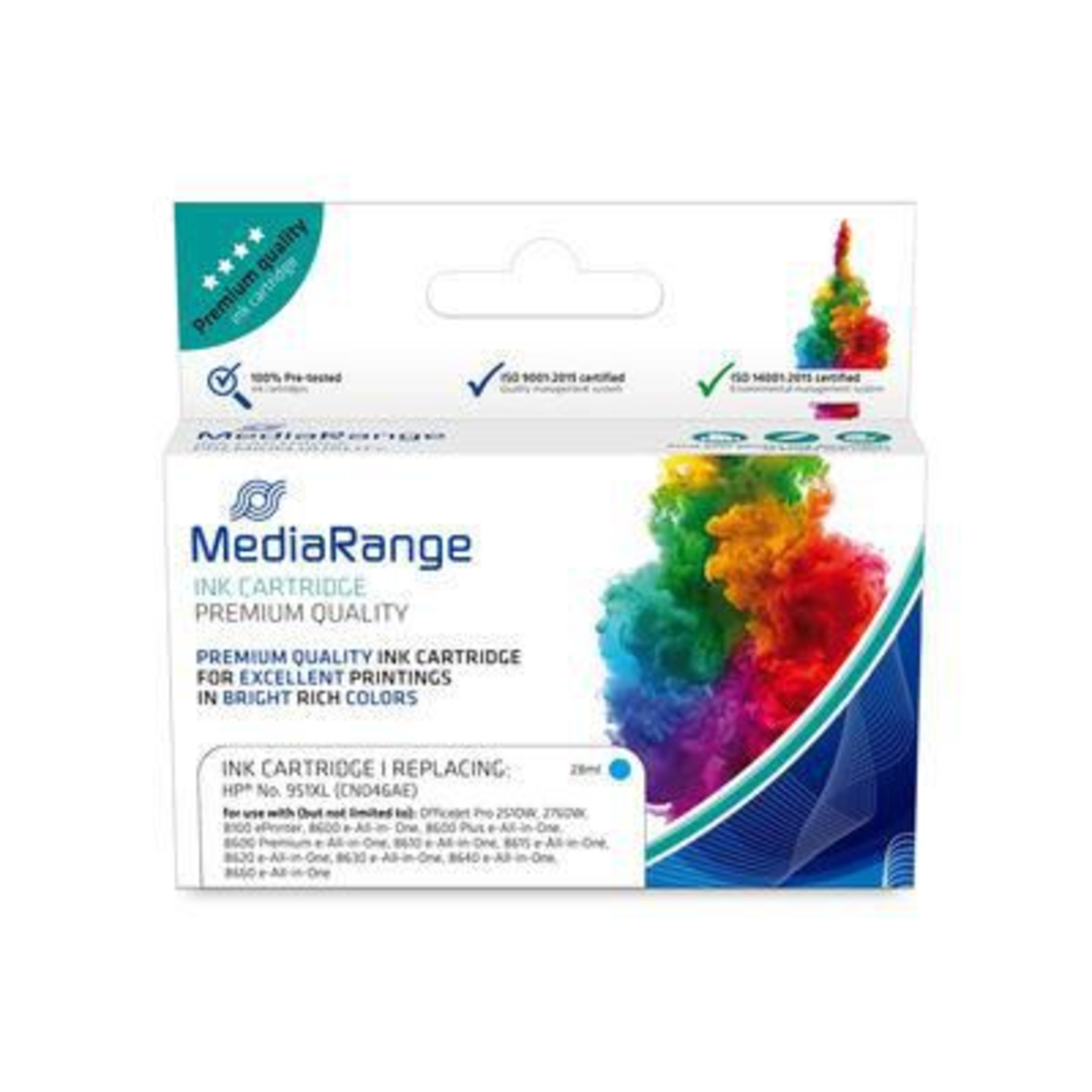 MEDIARANGE MRHP951CXL Compatible cyan HP 1 Piece(s) CN046AE