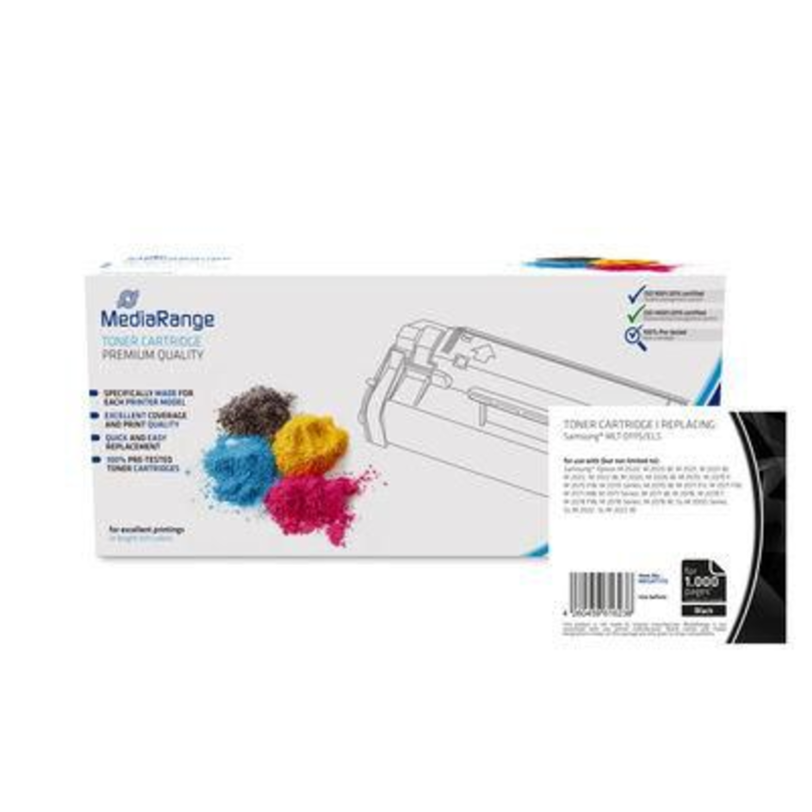 MediaRange Toner for MLT-D111S/ELS with Chip Black