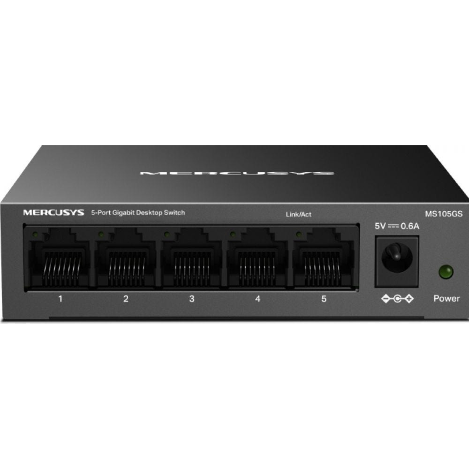 TP-Link Mercusys MS105GS Network Switch Unmanaged Gigabit Ethernet (101001000) Black (MS105GS)