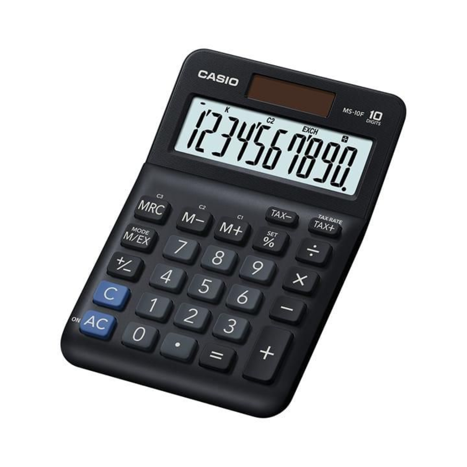 Casio Desktop Calculator Black Display Digits 10 Battery-powered Solar-powered W X H D 101 148.5 27.