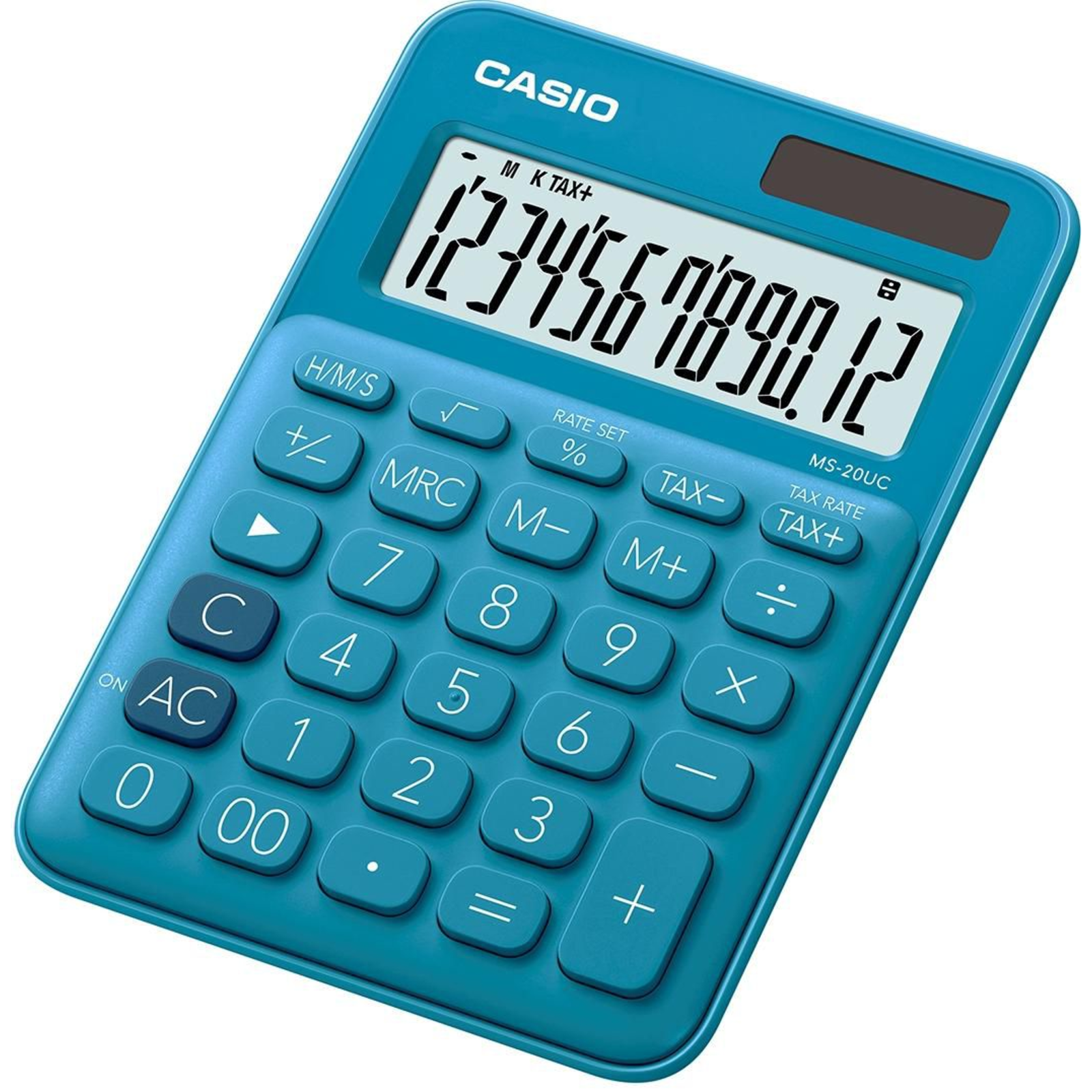 Casio MS-20UC-BU Blue Calculator