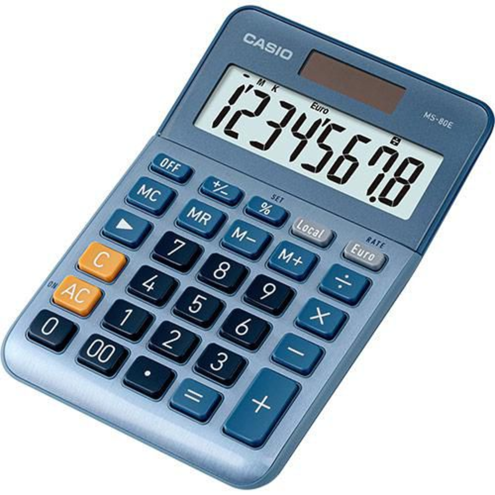 CASIO Desktop Calculator MS-80E Blue