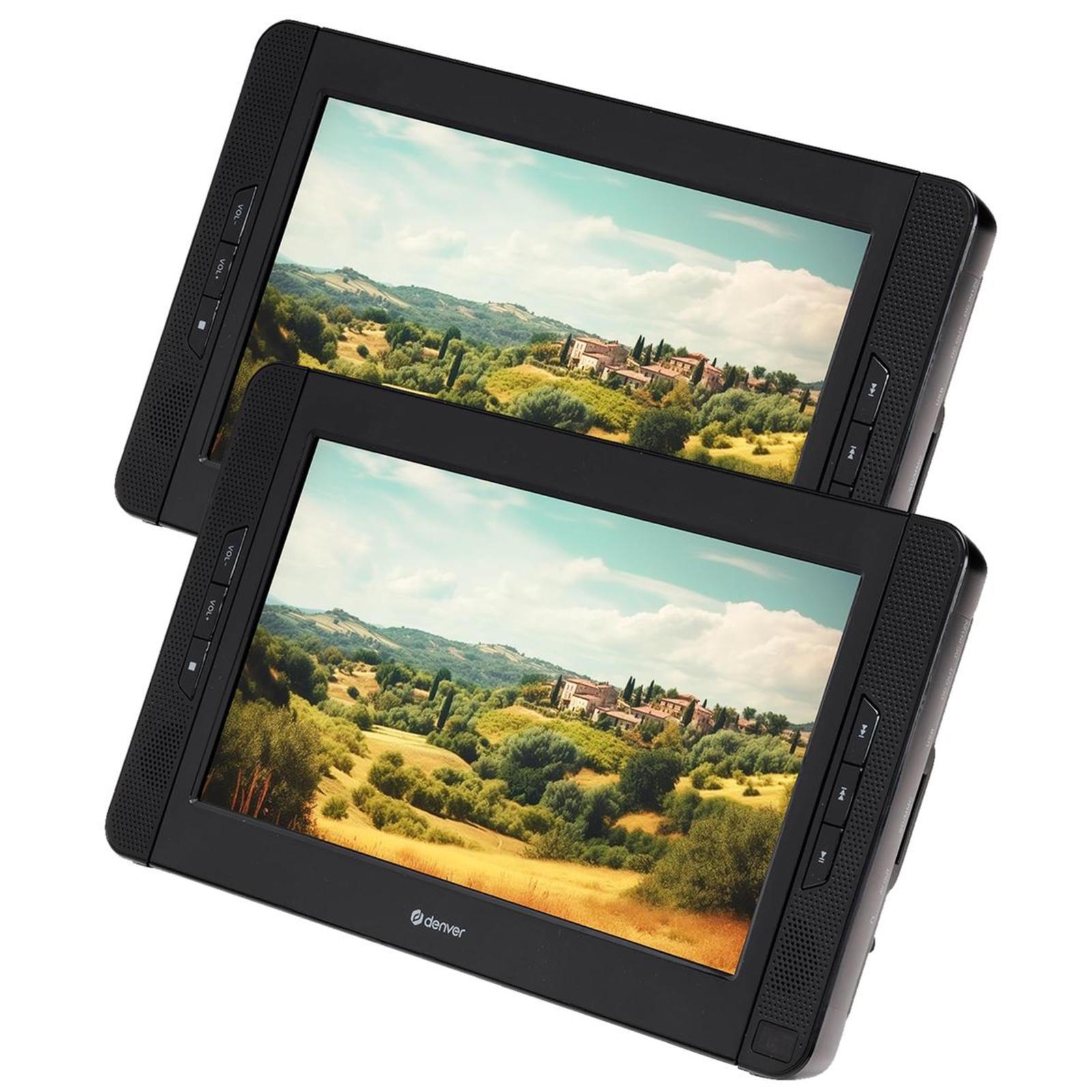Denver MTW-1098 Portable DVD Player W. 2x 10 Inch Display