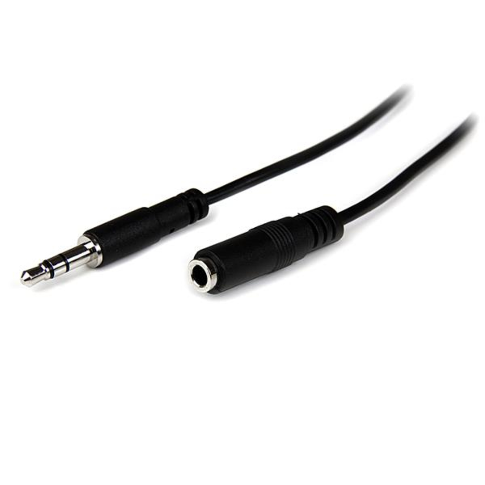 StarTech.com 2 M 3.5mm Stereo Jack Extension Audio Cable St/Bu Black