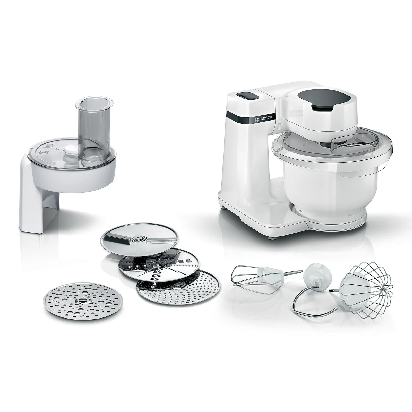Bosch Series 2 MUMS2AW01 3.8 L White 2 Kg 1.1 M 800 G Plastic