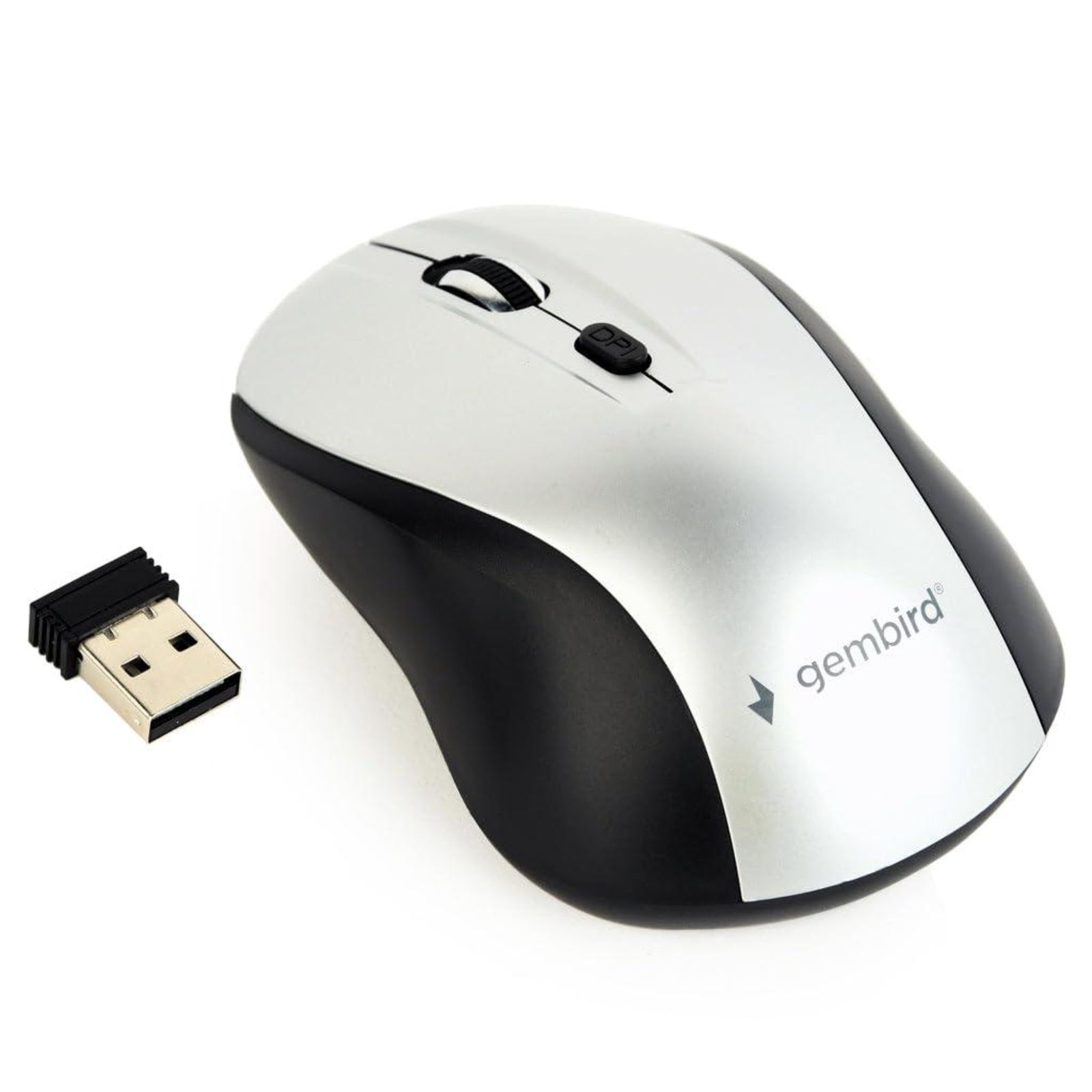 Gembird MUSW-4B-02-BS Mouse Optical 4 Buttons Wireless 2.4 GHz Wireless Receiver (USB)