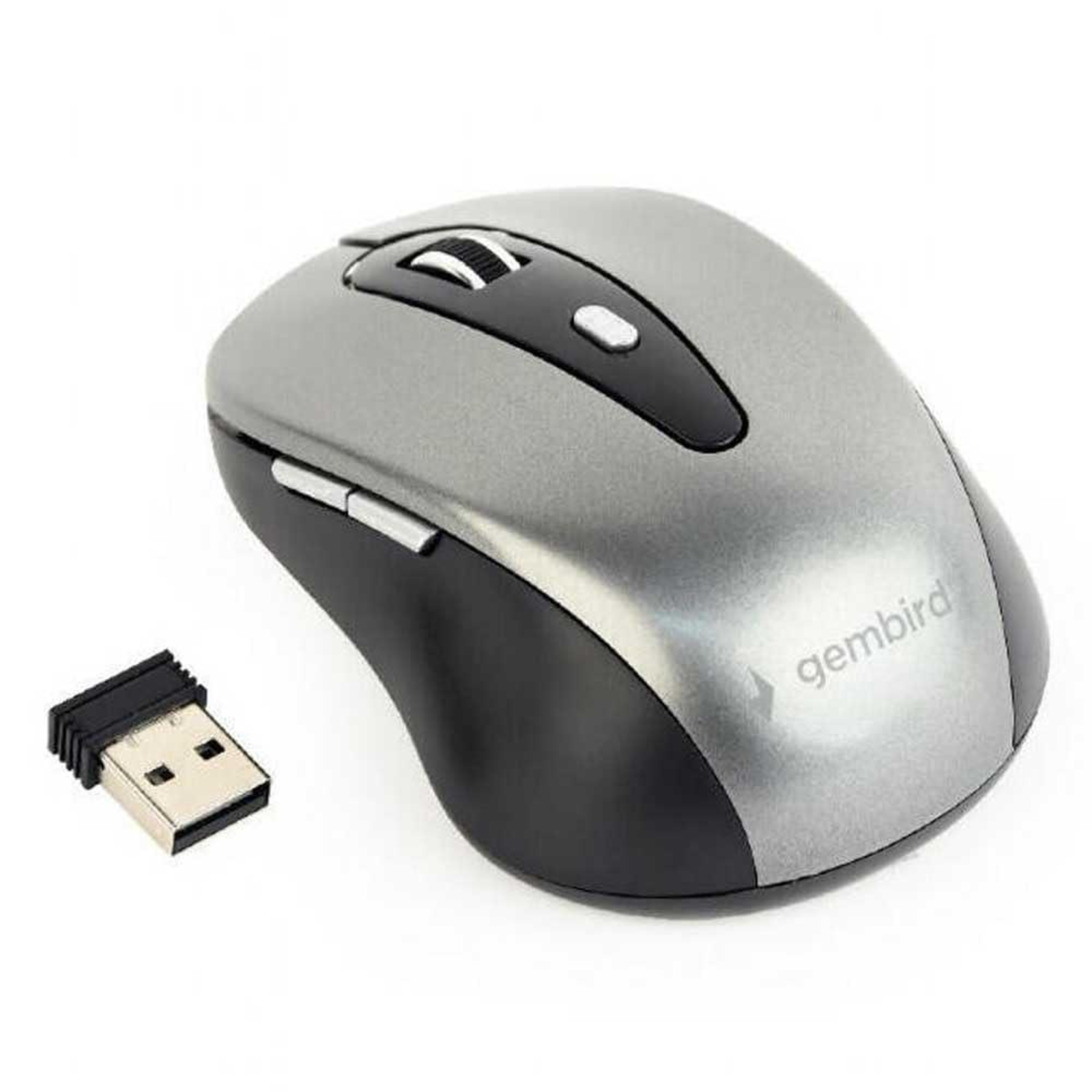 Gembird MUSW-4B-04-BG Wireless Mouse Optical Black/Grey