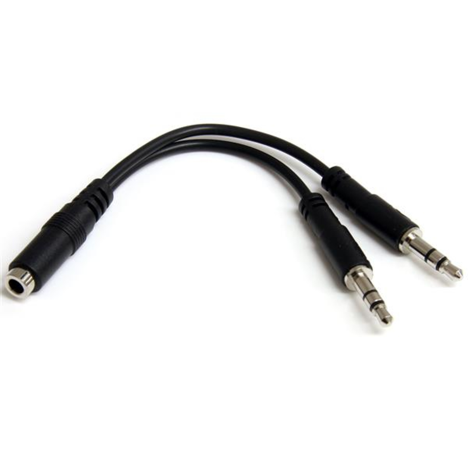 StarTech.com 3.5 Mm Audio Jack Y Cable Headset Splitter