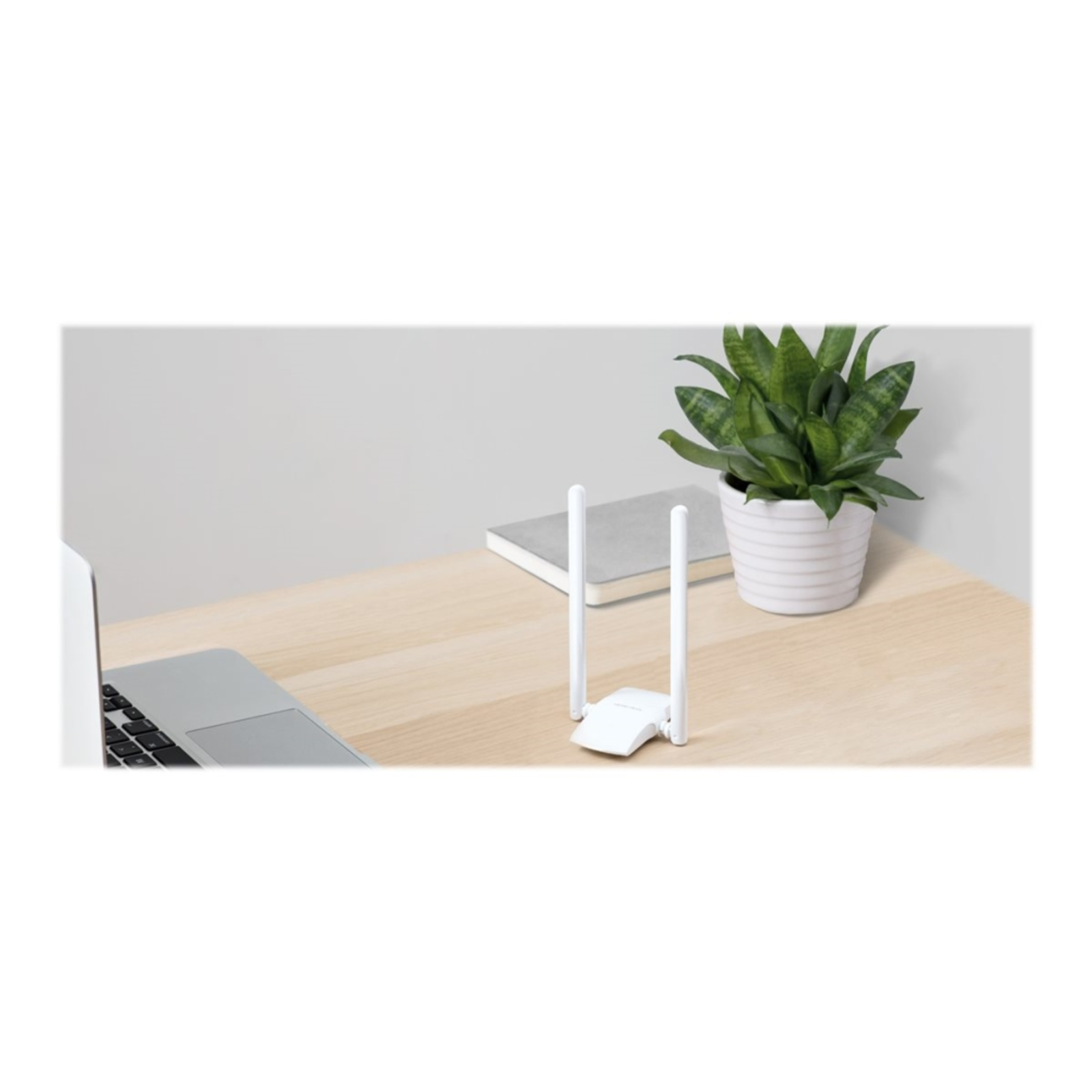 Mercusys MW300UH Wired And Wireless USB WLAN Wi-Fi 4 (802.11n) 300 Mbit/s White