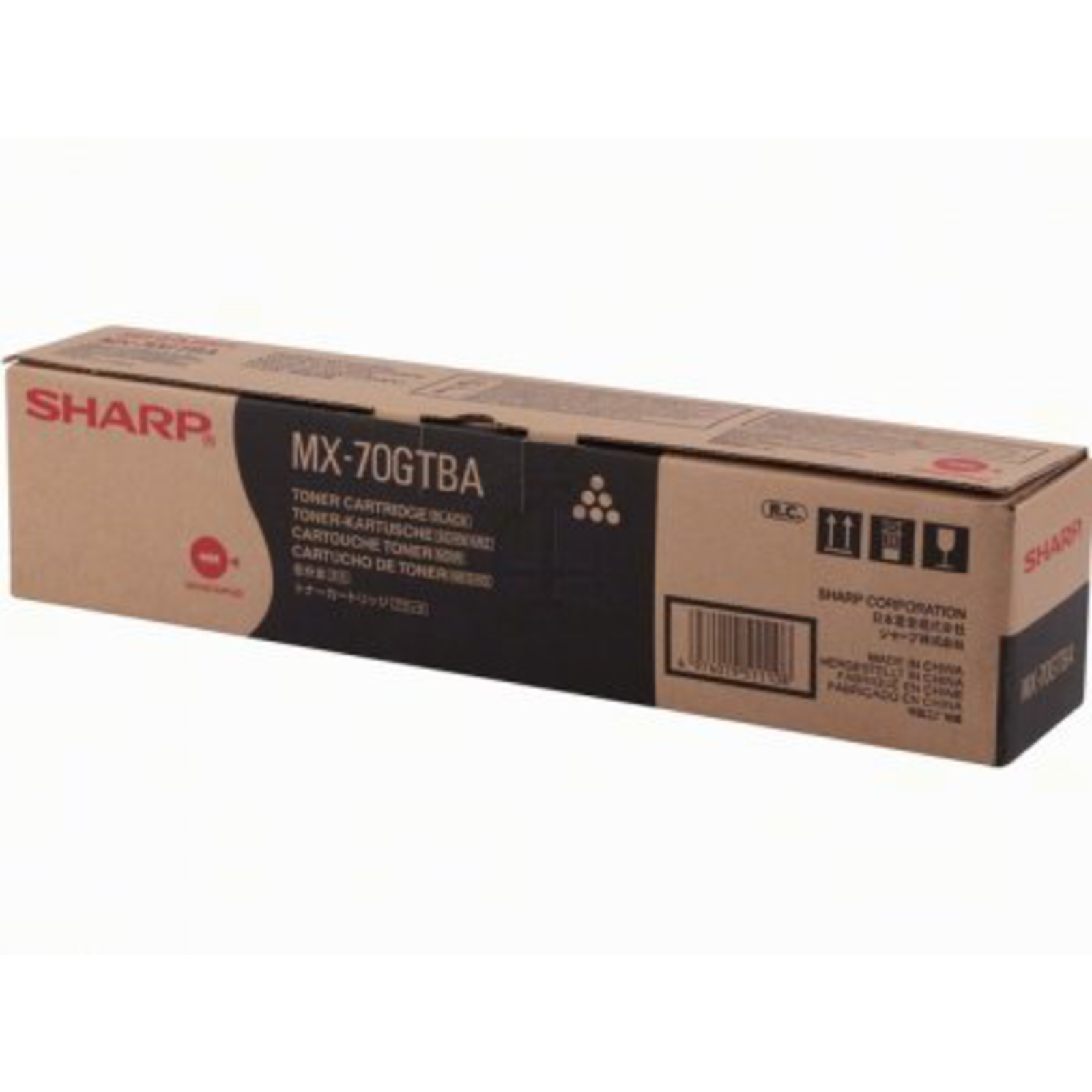 Sharp MX-70GTBA Black Toner for MX-5500N MX-6200N MX-7000N